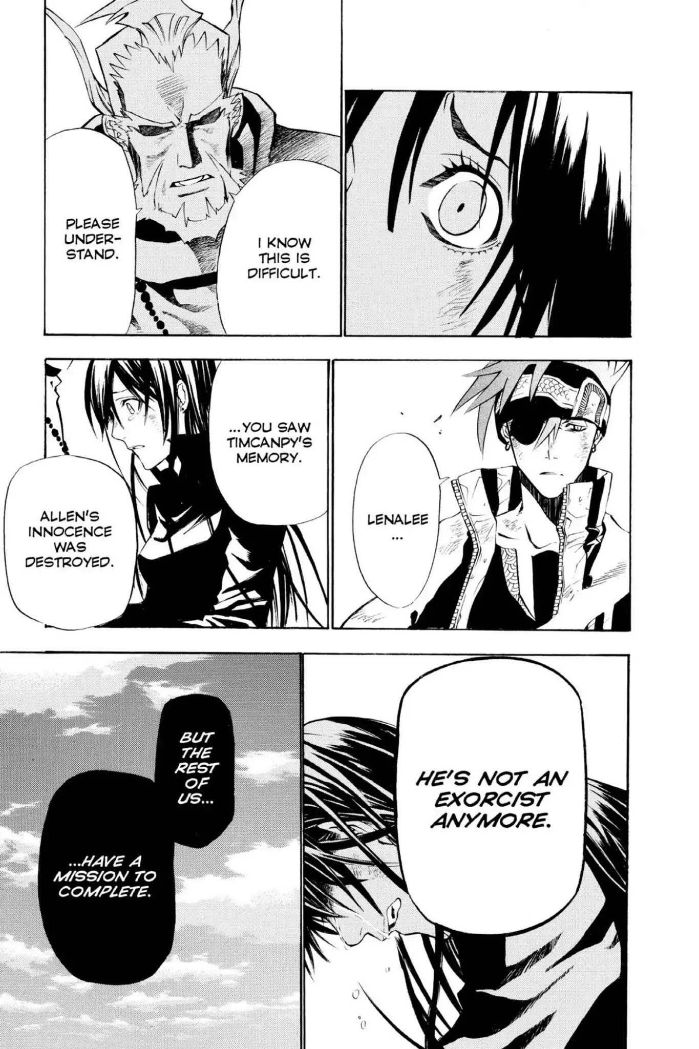 D.Gray-man Chapter 57 page 22 - Chapter 57: Vol.7 The 57th Night: Crossroads
