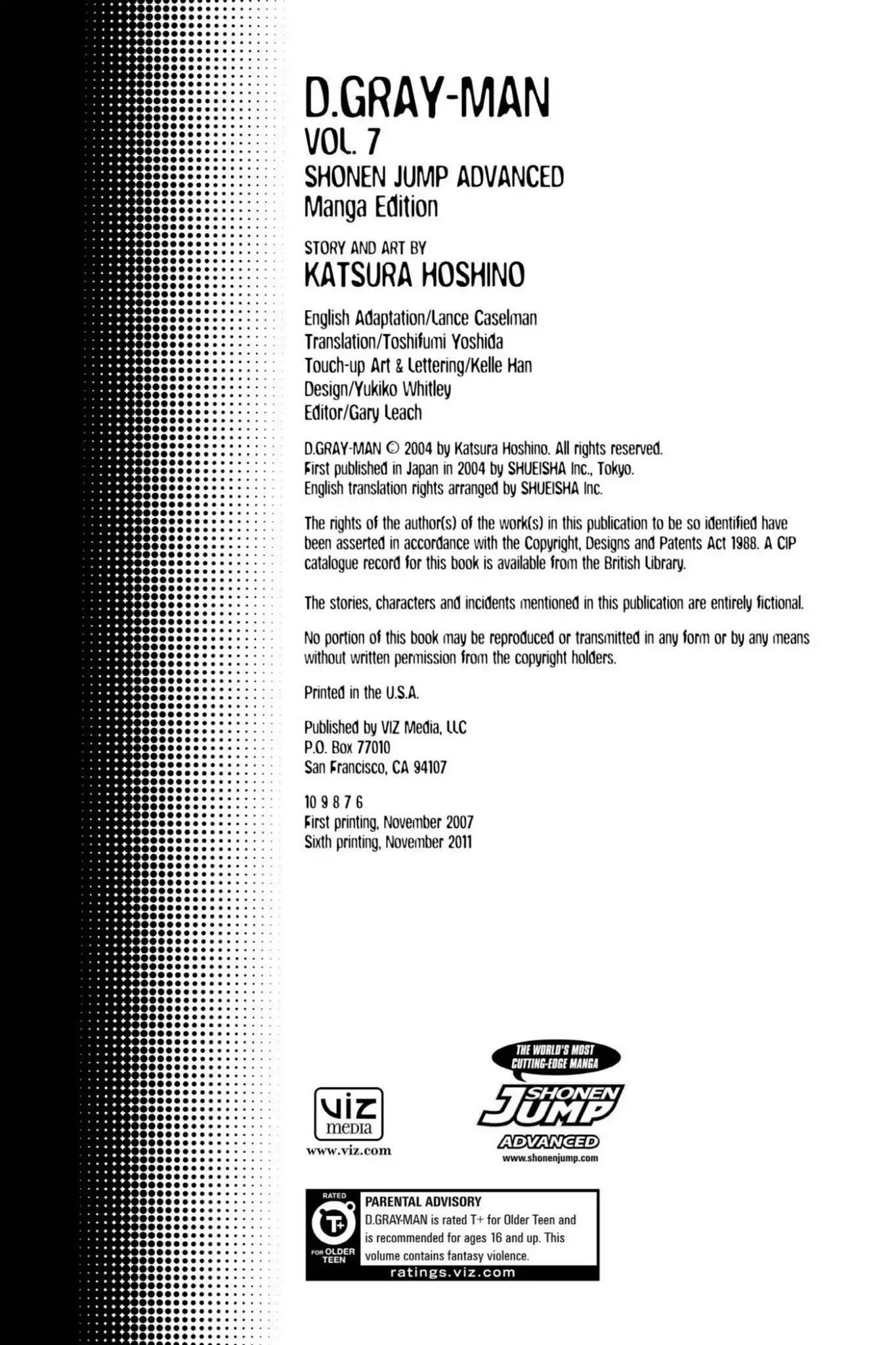 D.Gray-man Chapter 57 page 3 - Chapter 57: Vol.7 The 57th Night: Crossroads