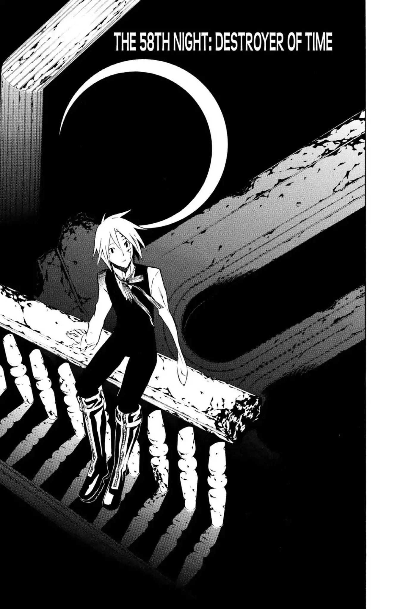 D.Gray-man Chapter 58 page 1 - Chapter 58: Vol.7 The 58th Night: Destroyer of Time