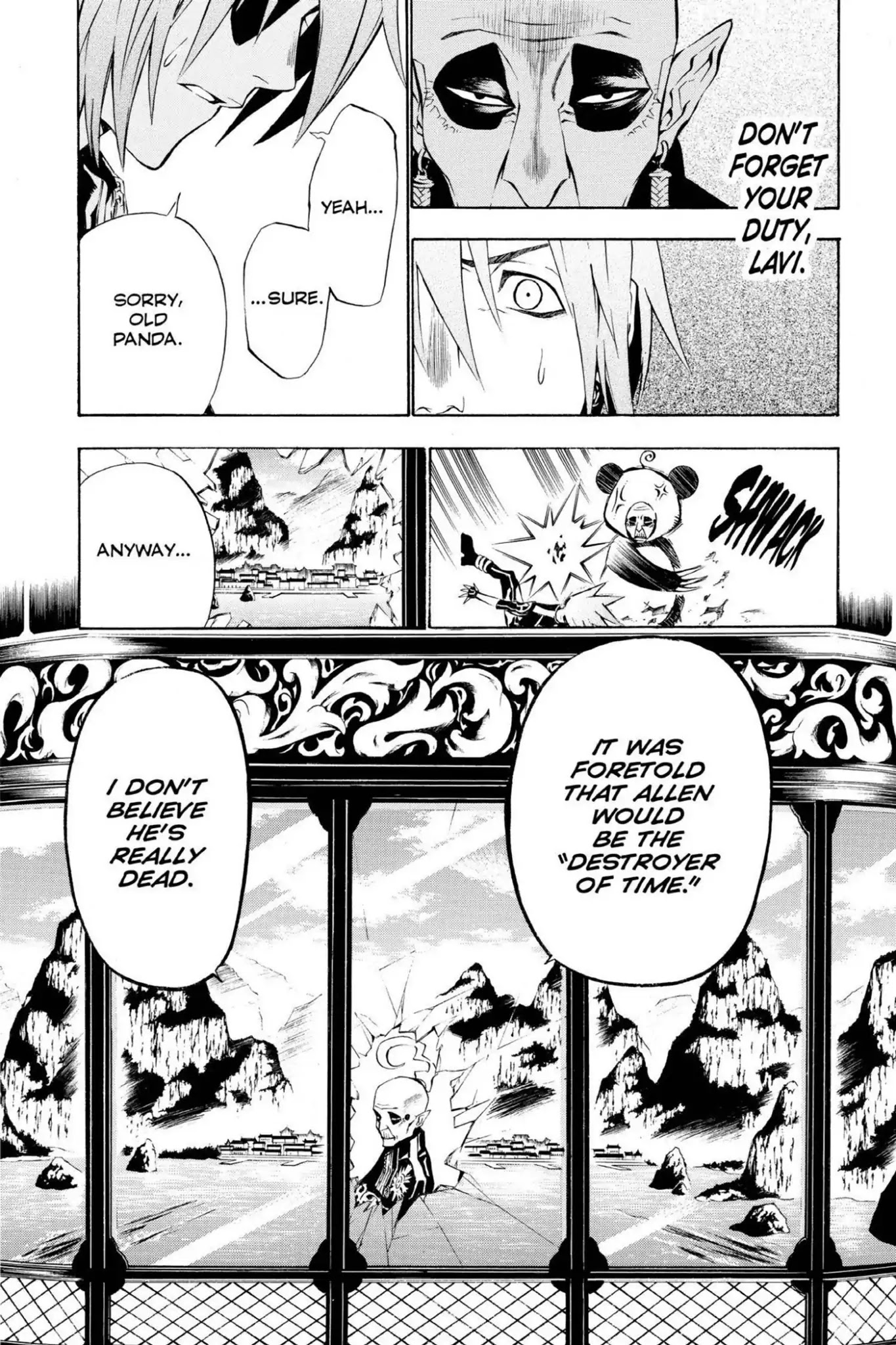 D.Gray-man Chapter 58 page 13 - Chapter 58: Vol.7 The 58th Night: Destroyer of Time