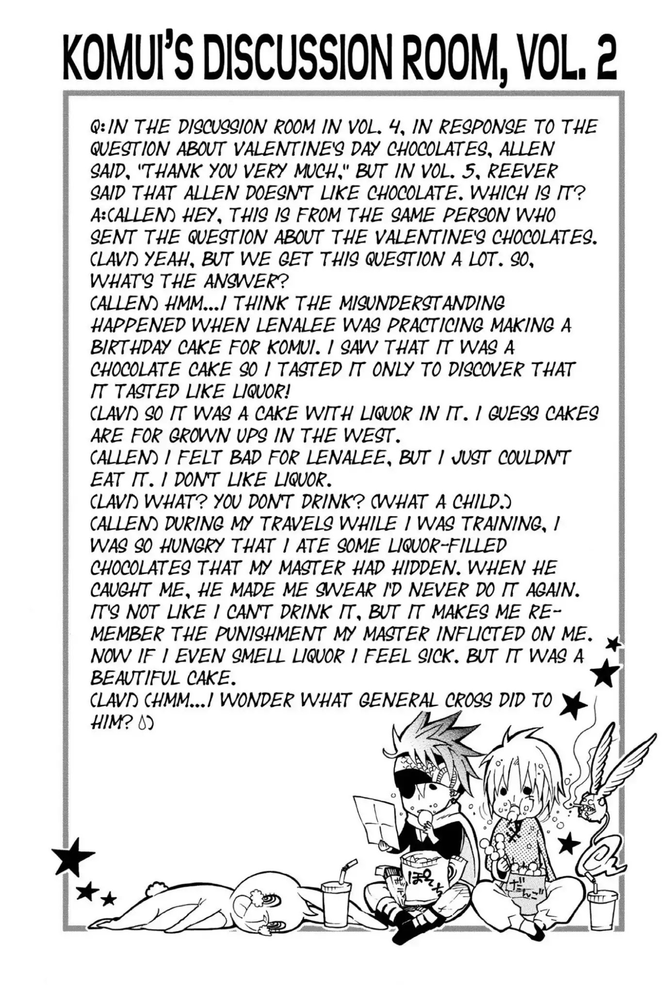 D.Gray-man Chapter 58 page 15 - Chapter 58: Vol.7 The 58th Night: Destroyer of Time