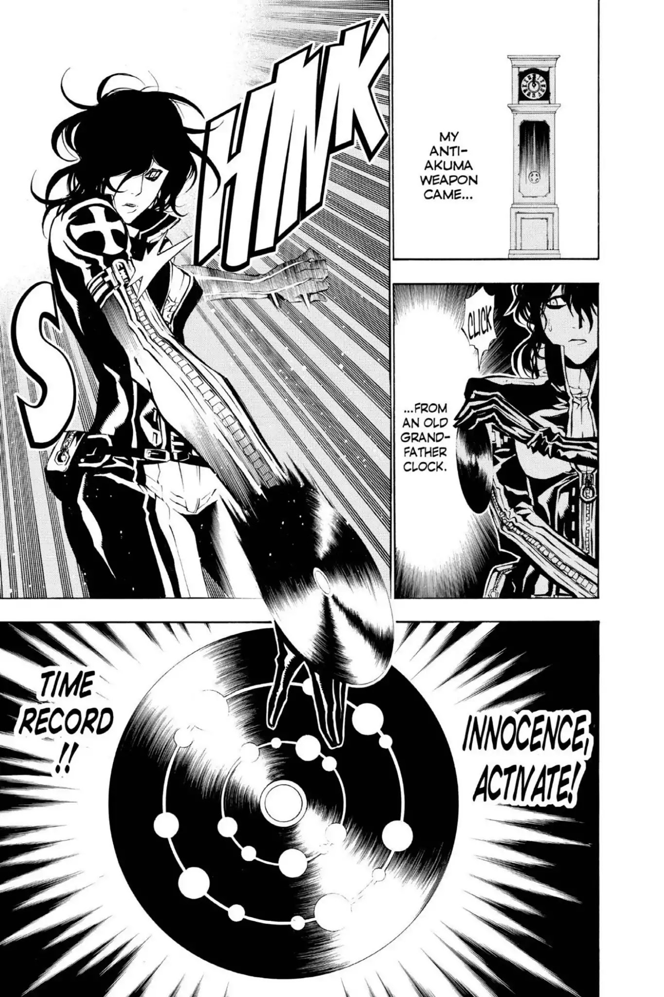 D.Gray-man Chapter 58 page 3 - Chapter 58: Vol.7 The 58th Night: Destroyer of Time