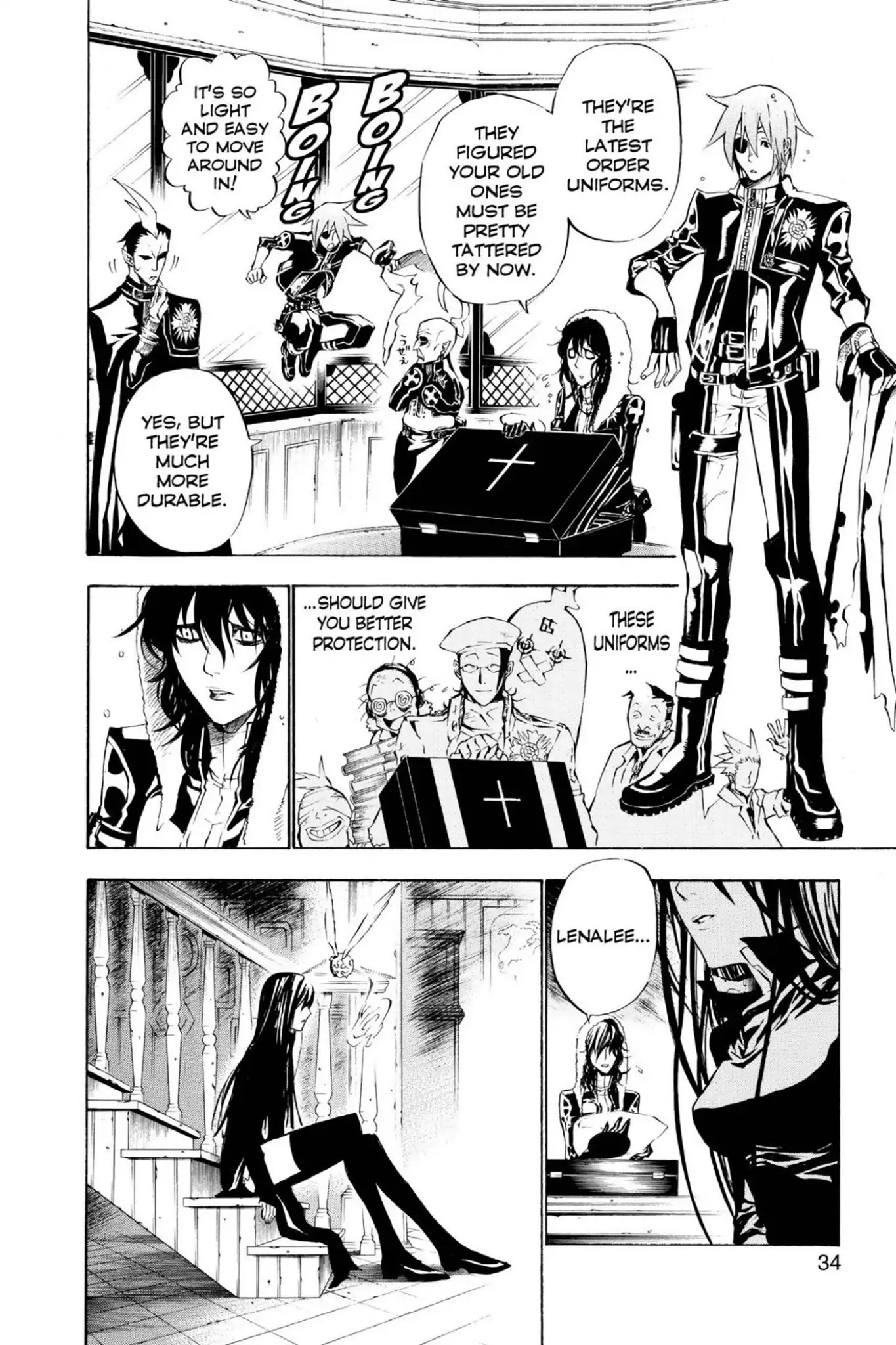 D.Gray-man Chapter 58 page 8 - Chapter 58: Vol.7 The 58th Night: Destroyer of Time