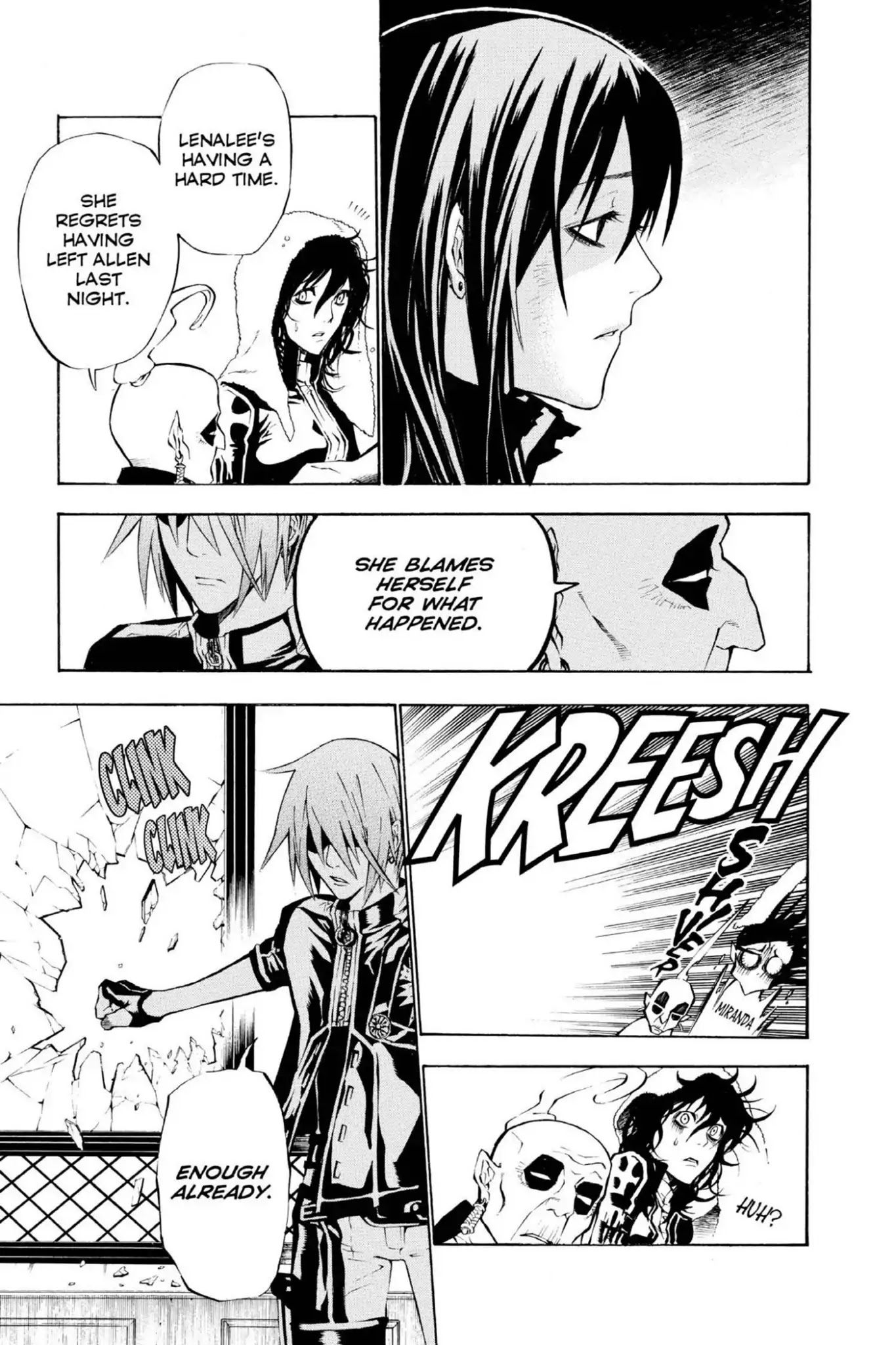D.Gray-man Chapter 58 page 9 - Chapter 58: Vol.7 The 58th Night: Destroyer of Time