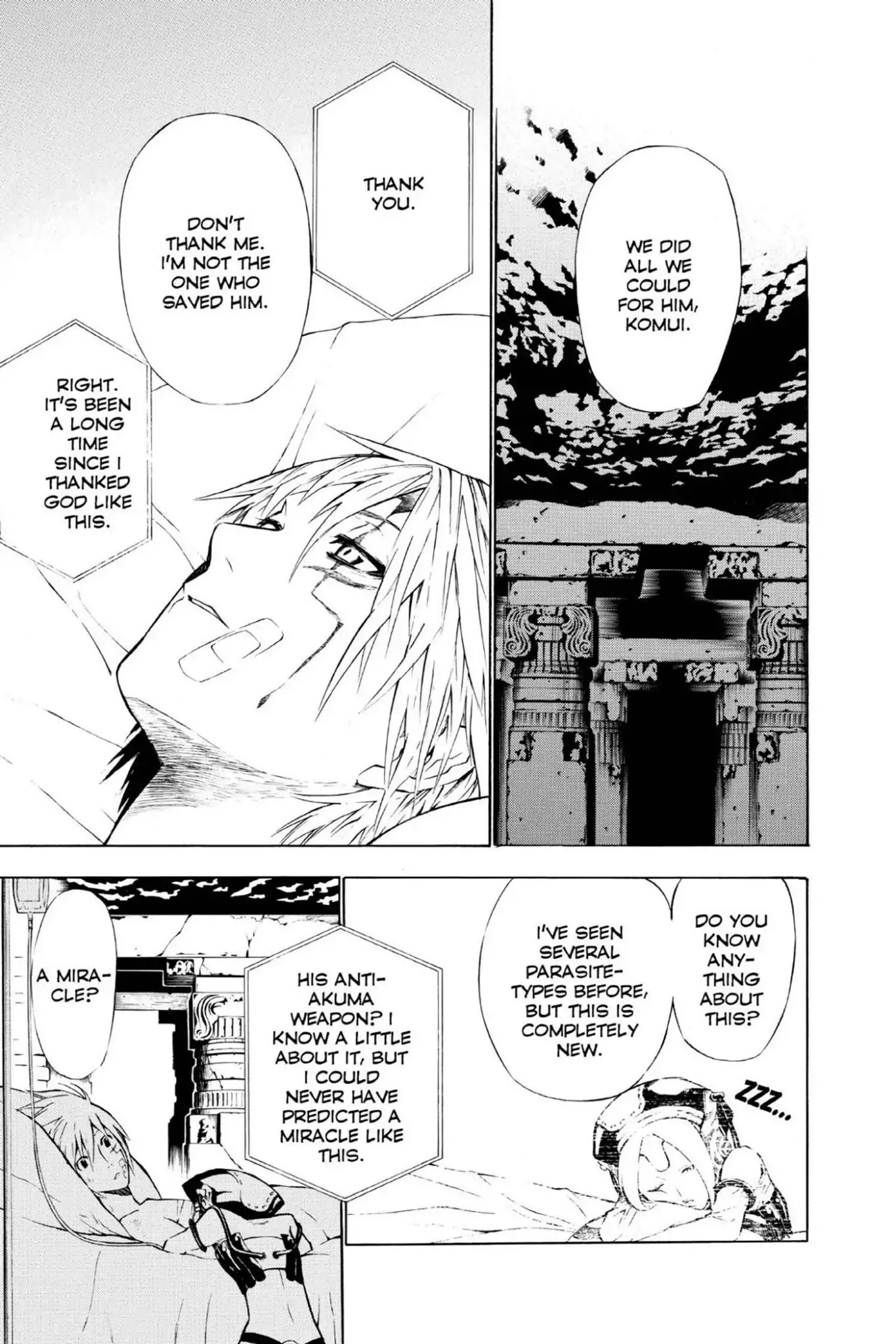 D.Gray-man Chapter 59 page 15 - Chapter 59: Vol.7 The 59th Night: White Heartbeats