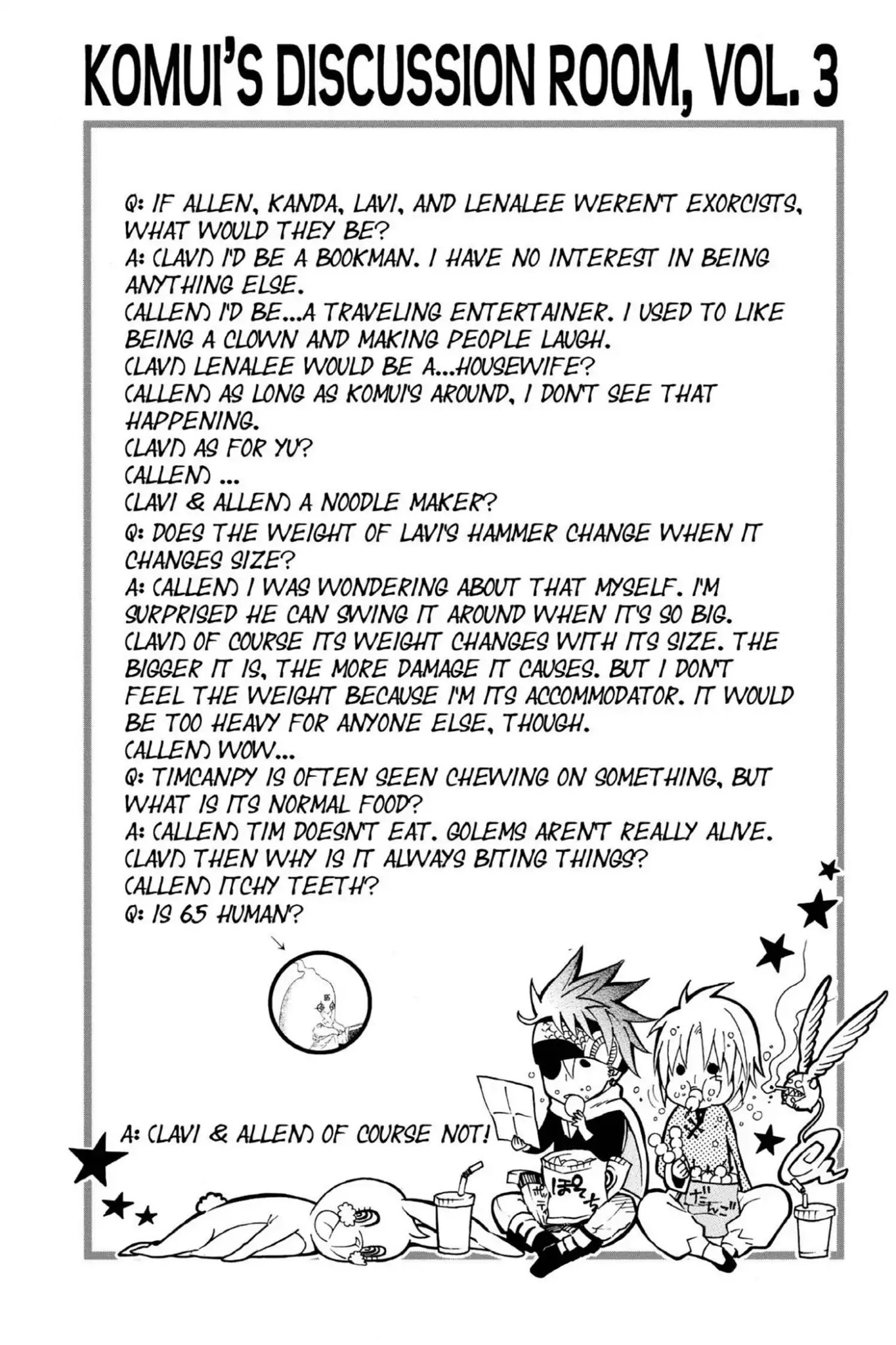 D.Gray-man Chapter 59 page 18 - Chapter 59: Vol.7 The 59th Night: White Heartbeats