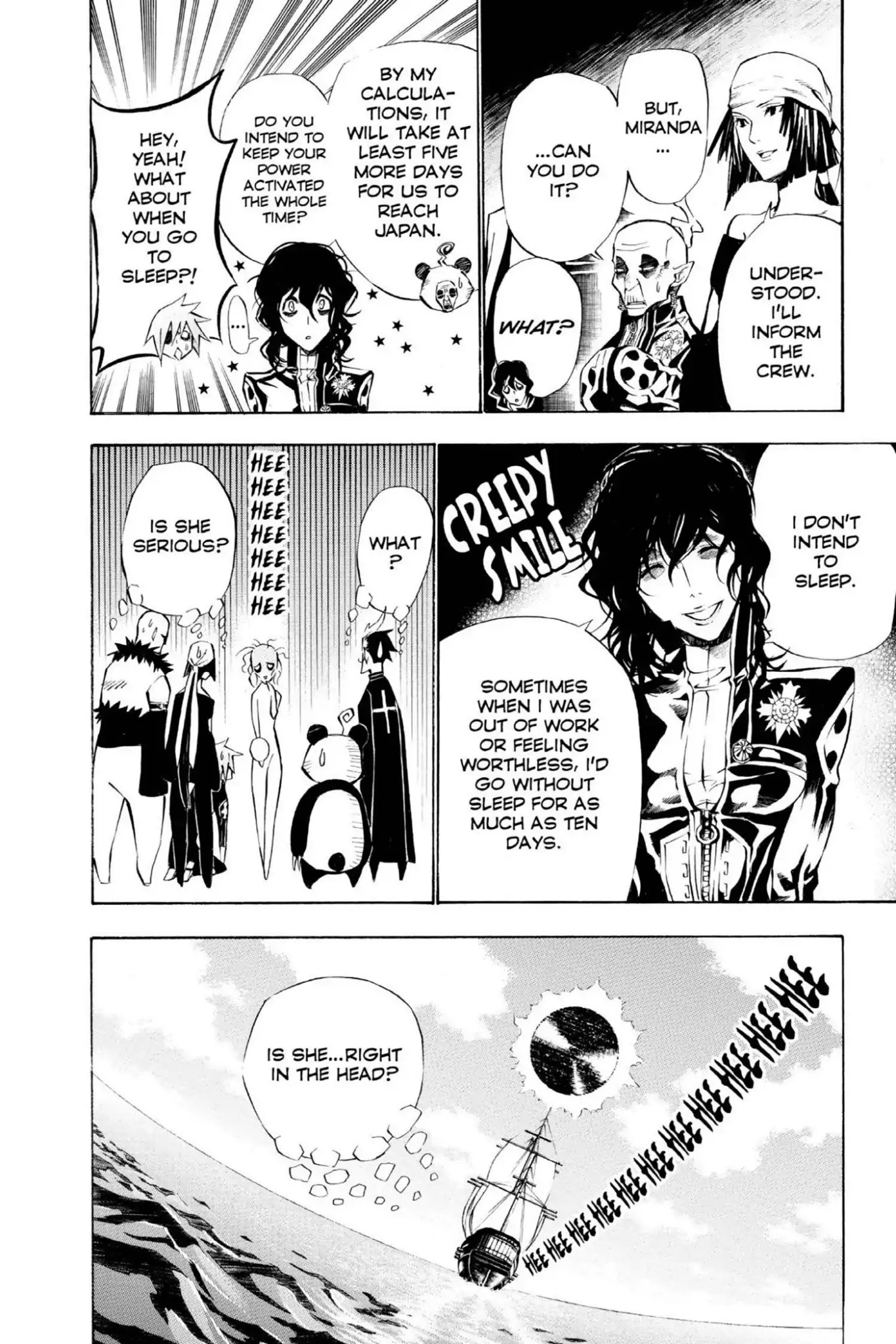 D.Gray-man Chapter 59 page 8 - Chapter 59: Vol.7 The 59th Night: White Heartbeats