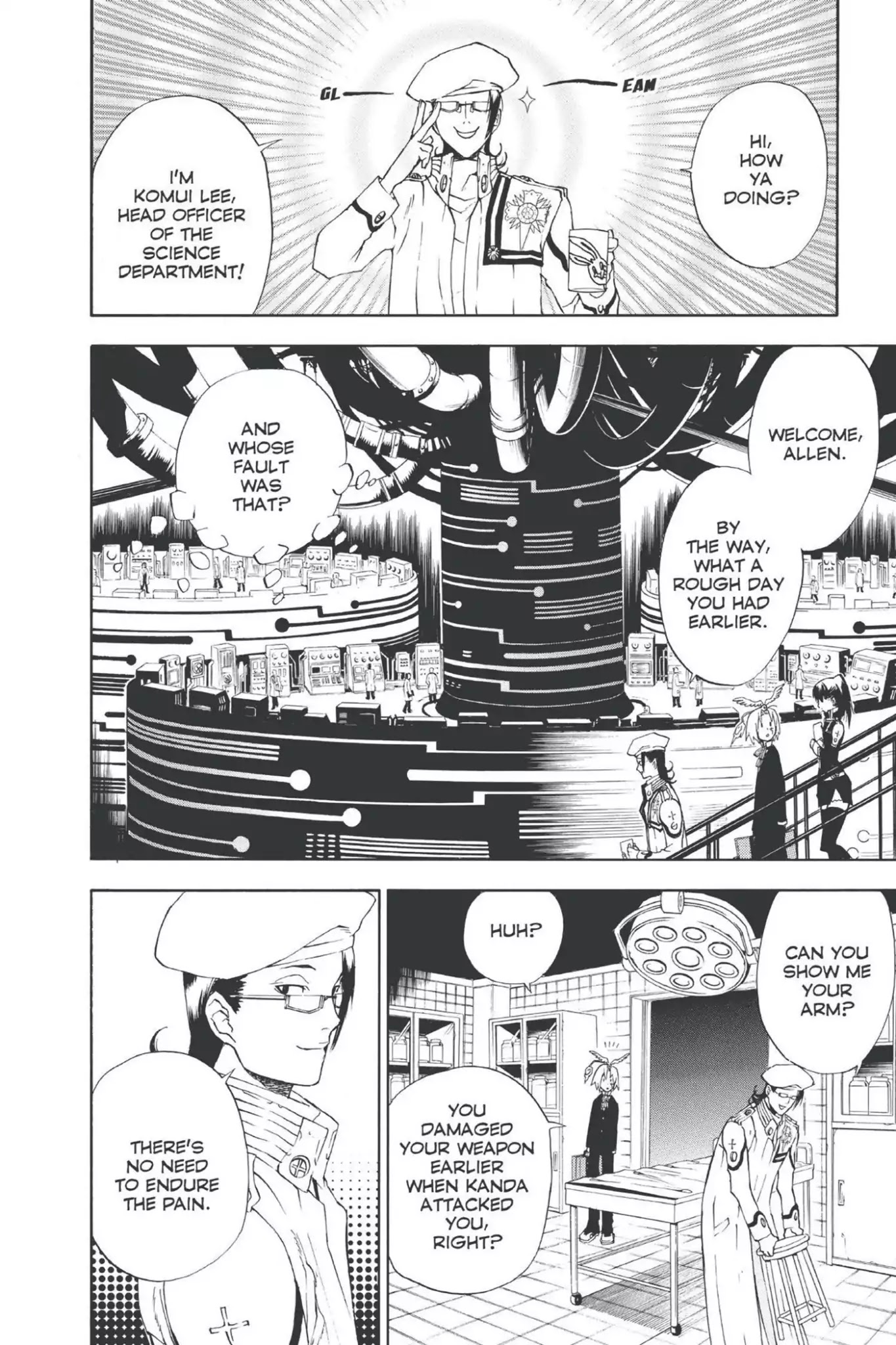 D.Gray-man Chapter 6 page 10 - Chapter 6: Vol.1 The 6th Night: Admittance to the Castle