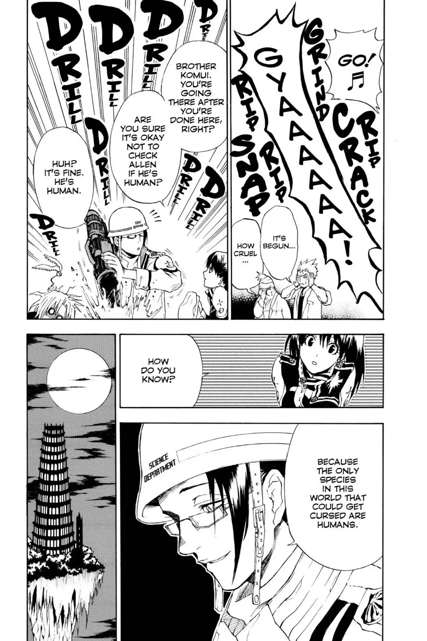 D.Gray-man Chapter 6 page 13 - Chapter 6: Vol.1 The 6th Night: Admittance to the Castle