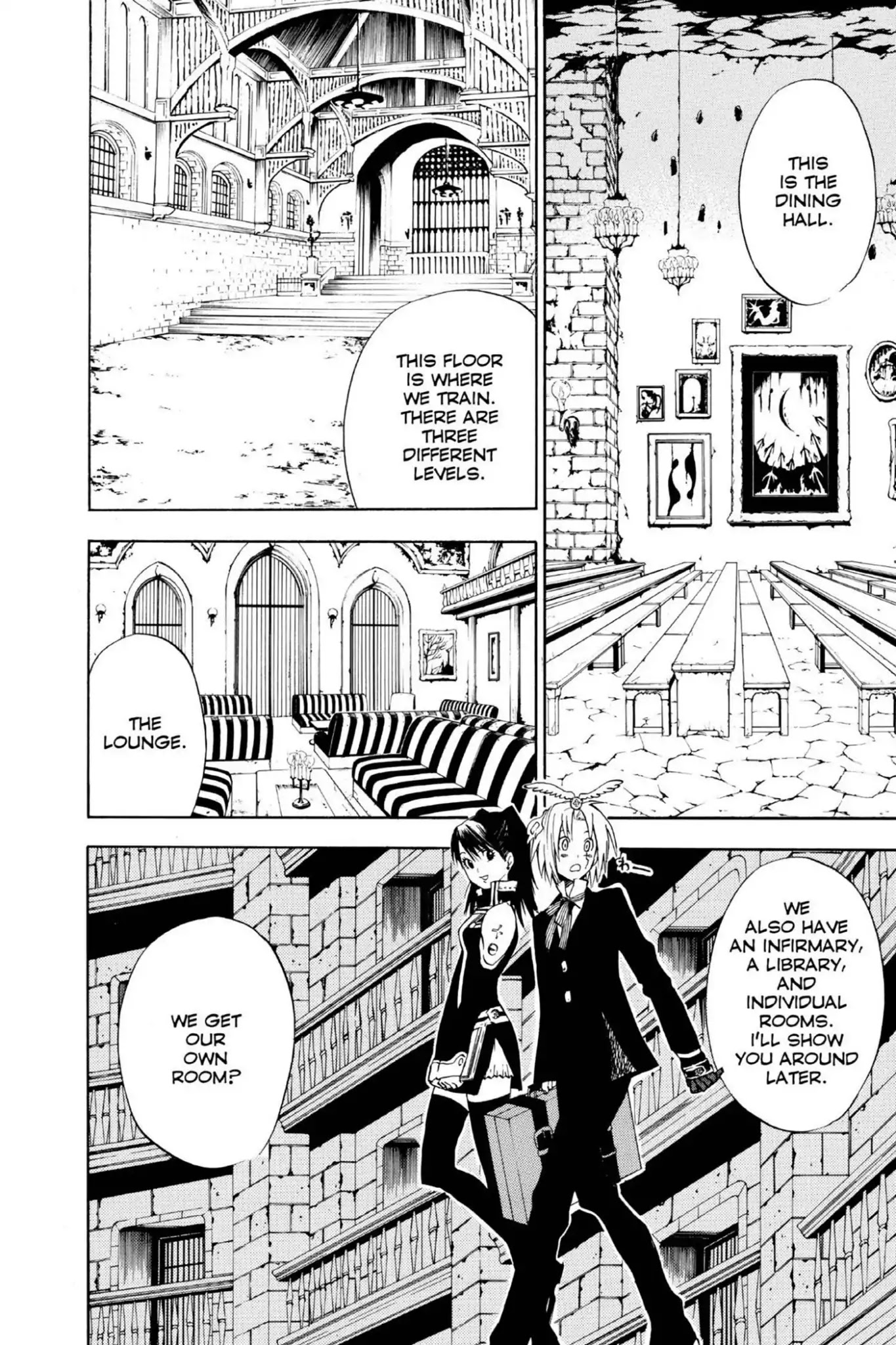 D.Gray-man Chapter 6 page 8 - Chapter 6: Vol.1 The 6th Night: Admittance to the Castle