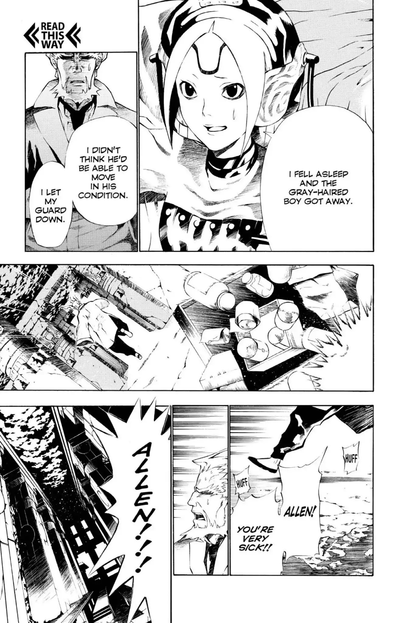 D.Gray-man Chapter 60 page 7 - Chapter 60: Vol.7 The 60th Night: The Sworn Path