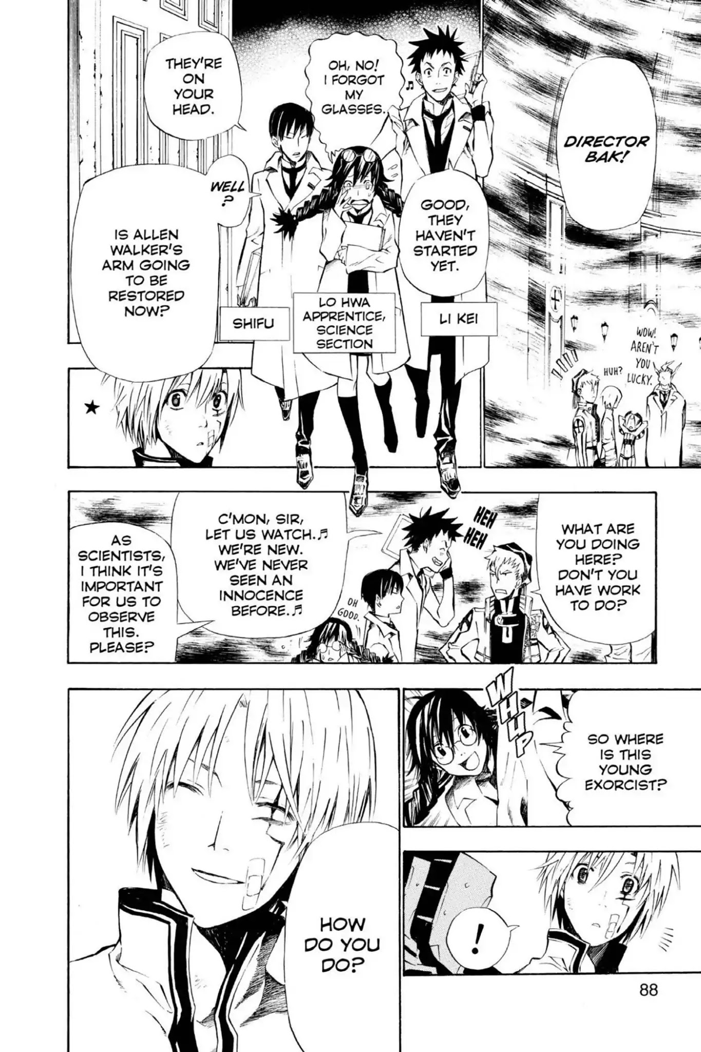 D.Gray-man Chapter 61 page 10 - Chapter 61: Vol.7 The 61st Night: Left Arm