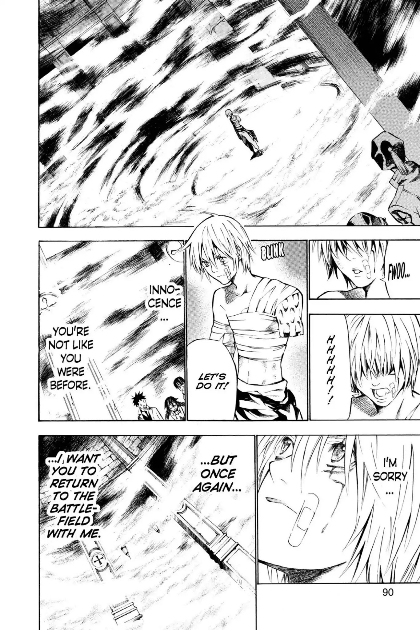 D.Gray-man Chapter 61 page 12 - Chapter 61: Vol.7 The 61st Night: Left Arm