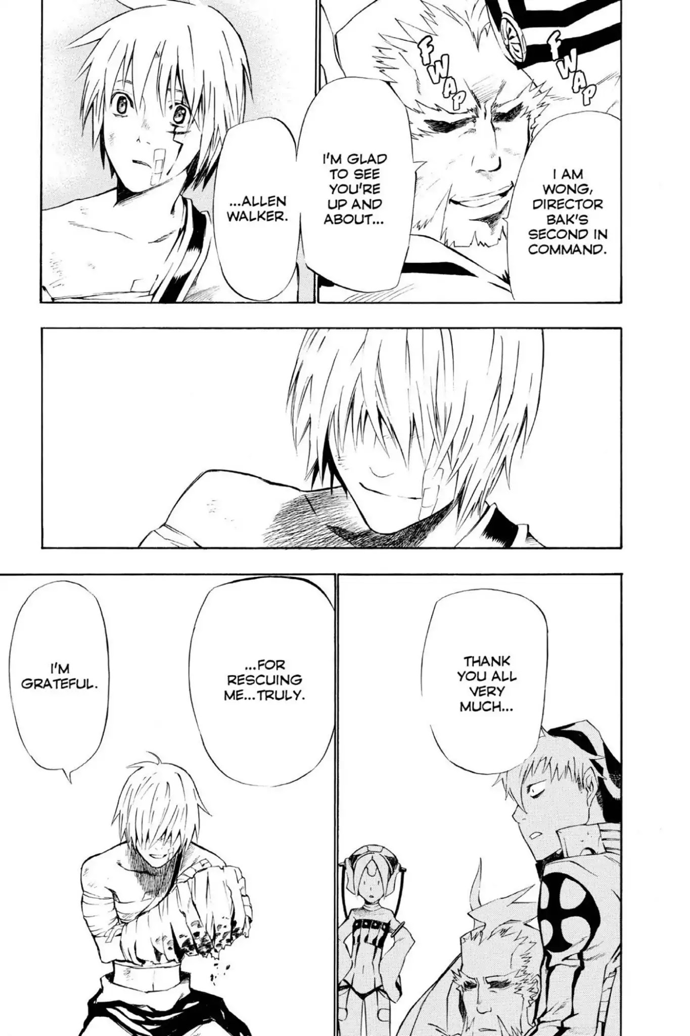 D.Gray-man Chapter 61 page 5 - Chapter 61: Vol.7 The 61st Night: Left Arm