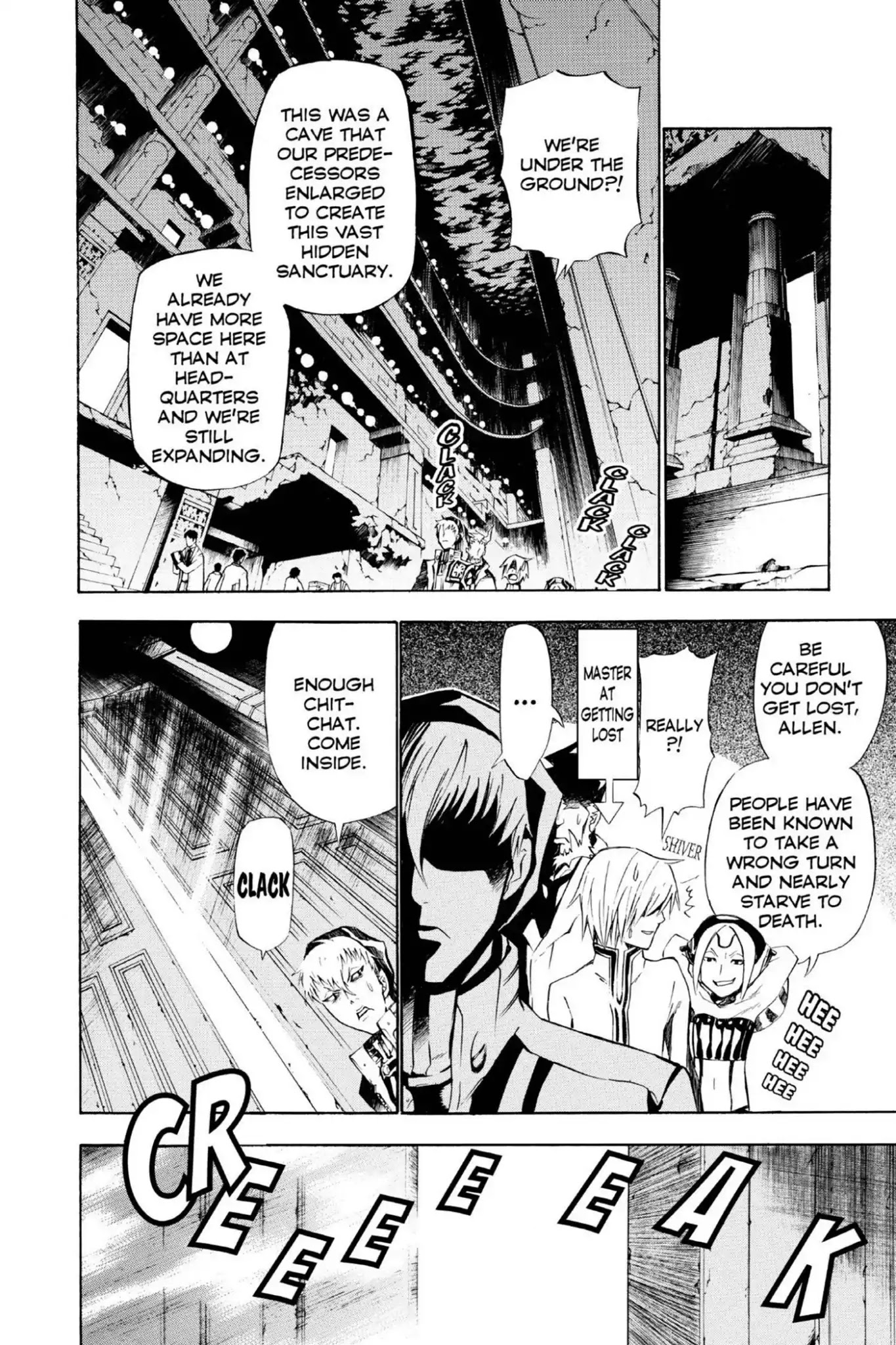 D.Gray-man Chapter 61 page 6 - Chapter 61: Vol.7 The 61st Night: Left Arm