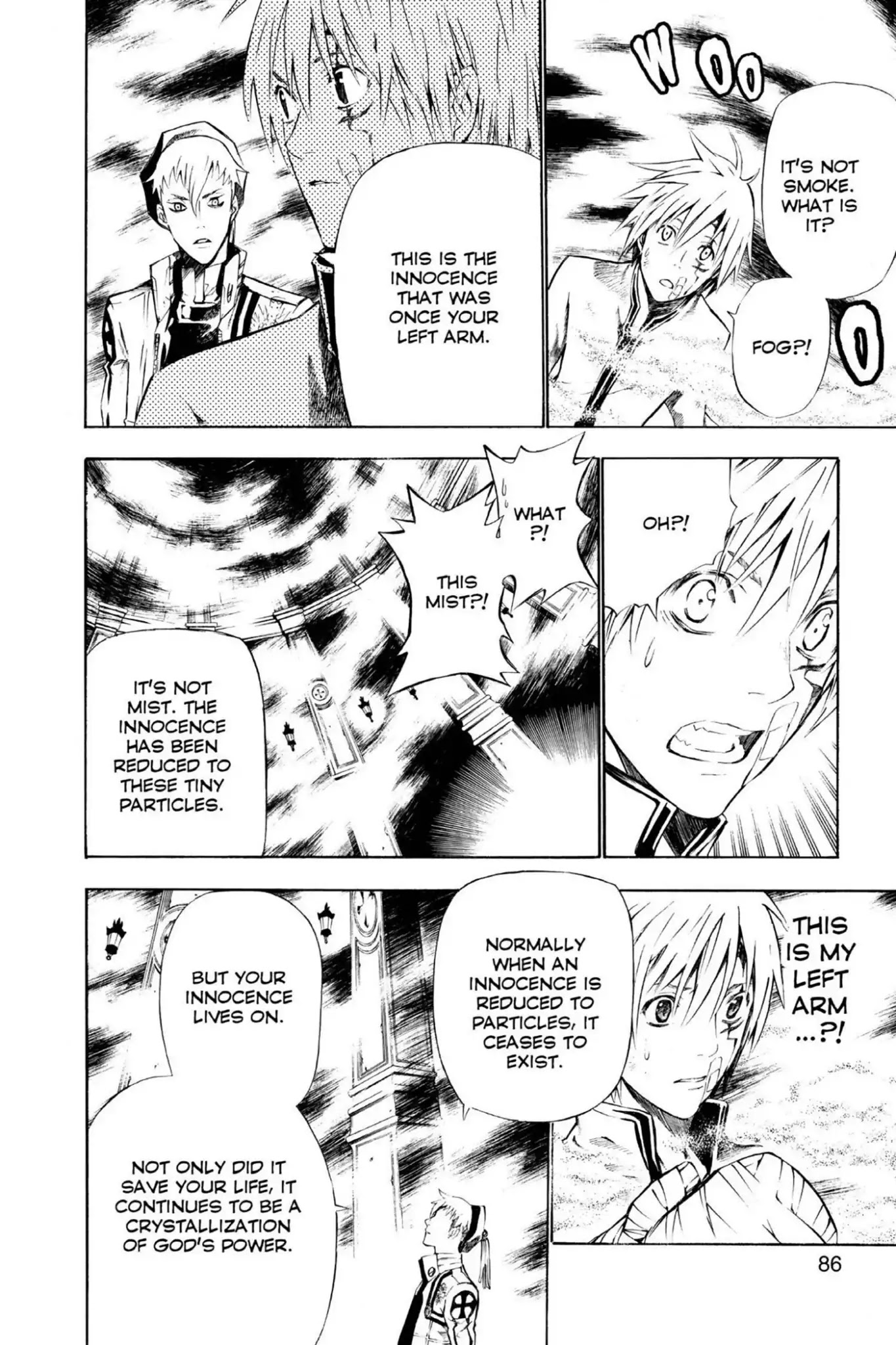 D.Gray-man Chapter 61 page 8 - Chapter 61: Vol.7 The 61st Night: Left Arm