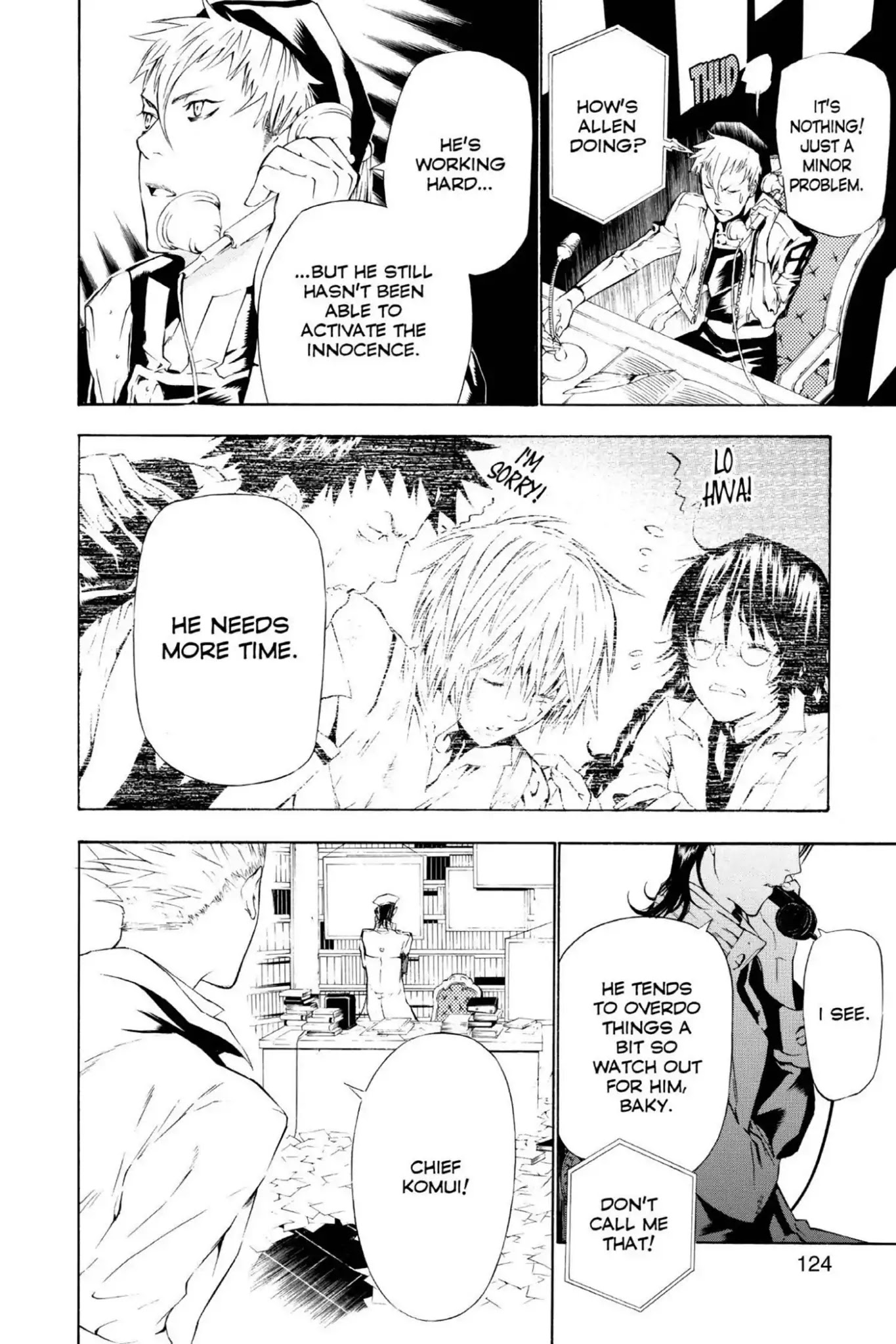 D.Gray-man Chapter 63 page 10 - Chapter 63: Vol.7 The 63rd Night: Dark and Stormy Skies