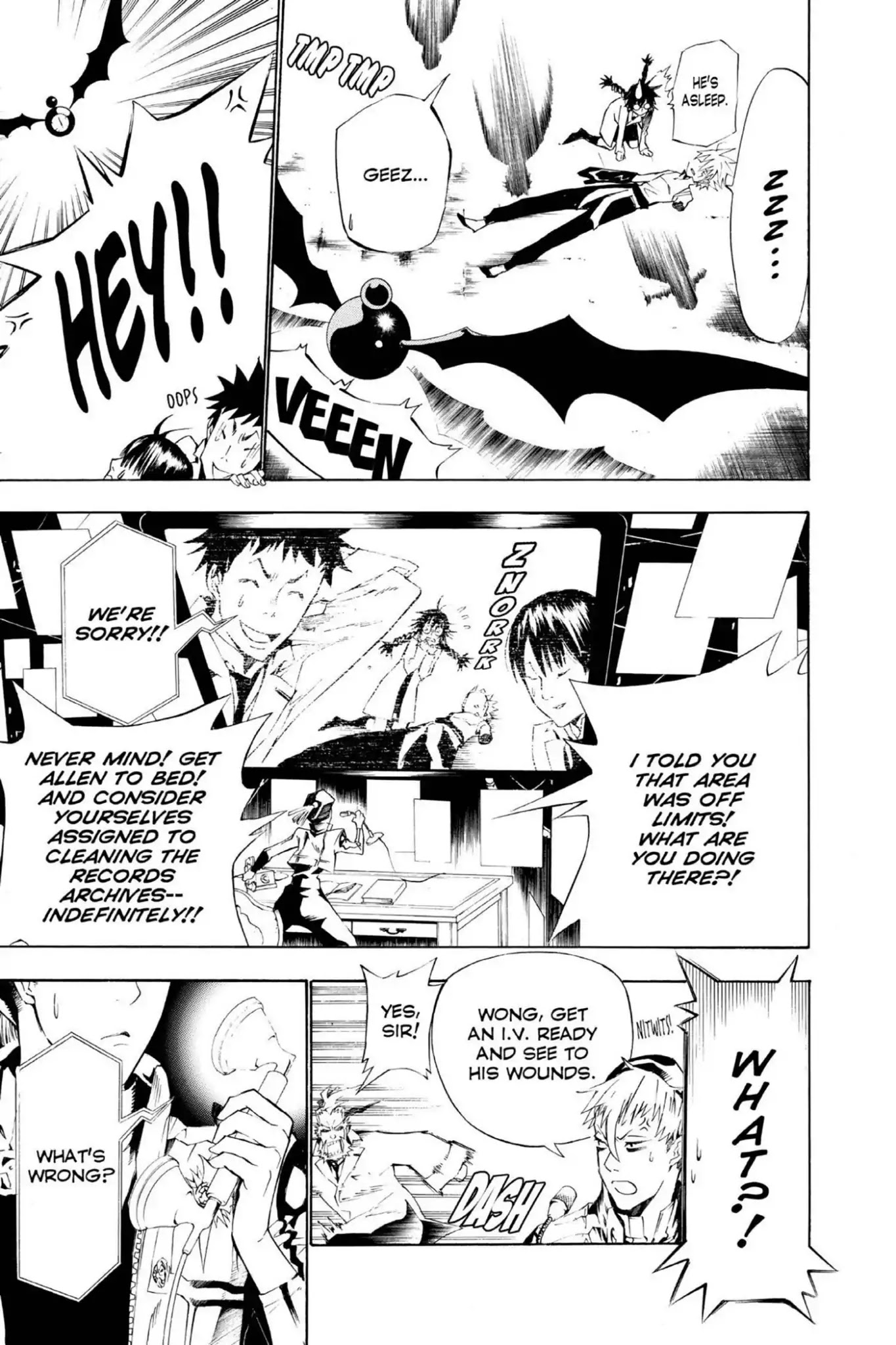 D.Gray-man Chapter 63 page 9 - Chapter 63: Vol.7 The 63rd Night: Dark and Stormy Skies