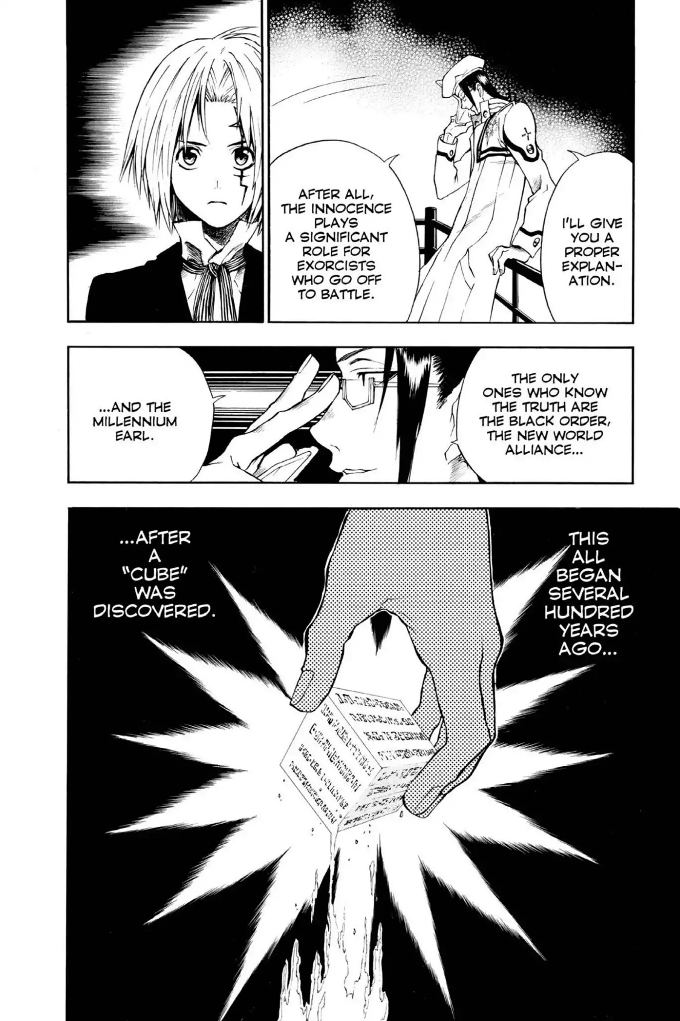 D.Gray-man Chapter 7 page 8 - Chapter 7: Vol.1 The 7th Night: Revelation and Destiny
