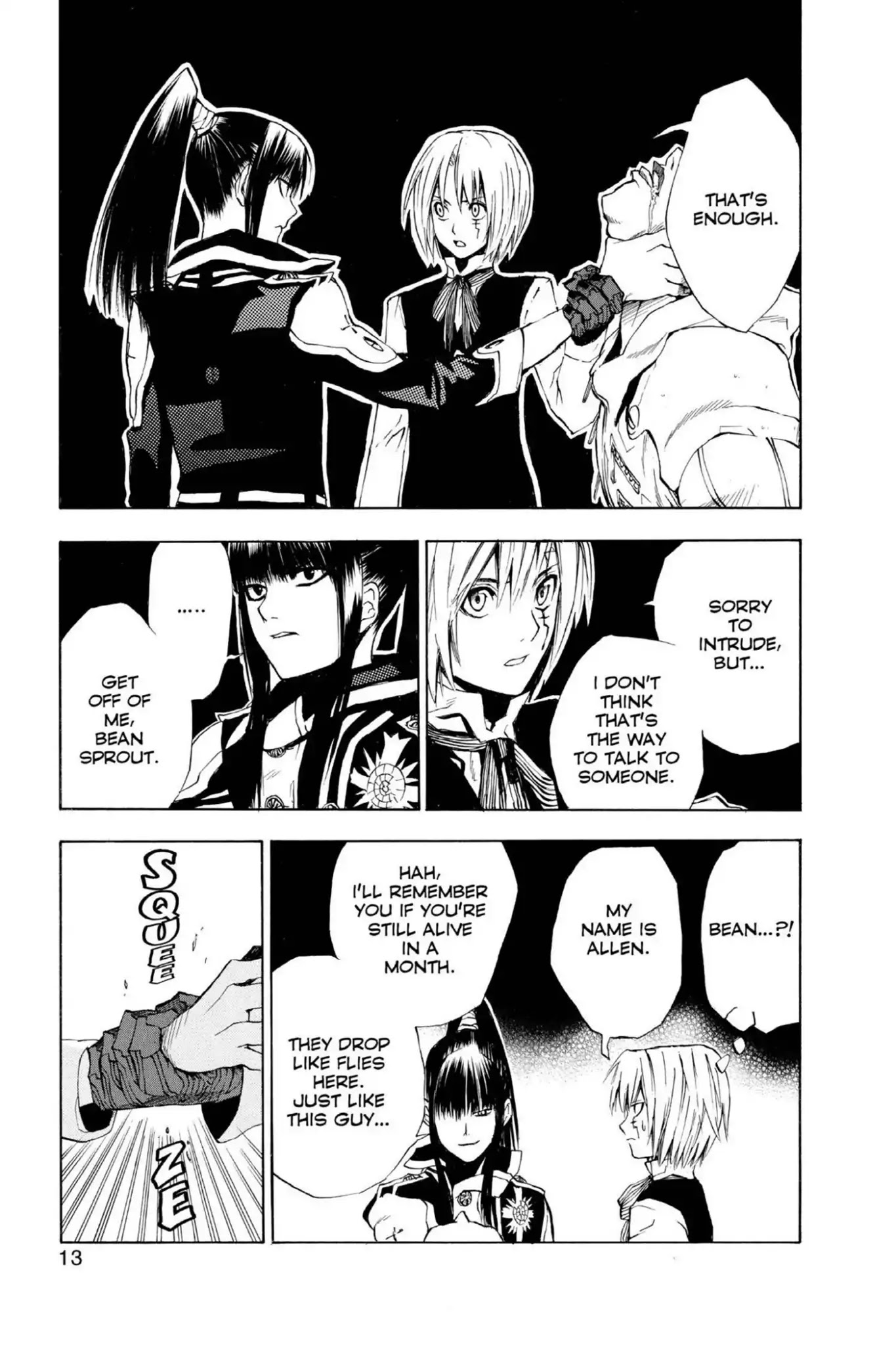 D.Gray-man Chapter 8 page 14 - Chapter 8: Vol.2 The 8th Night: Start of the Mission