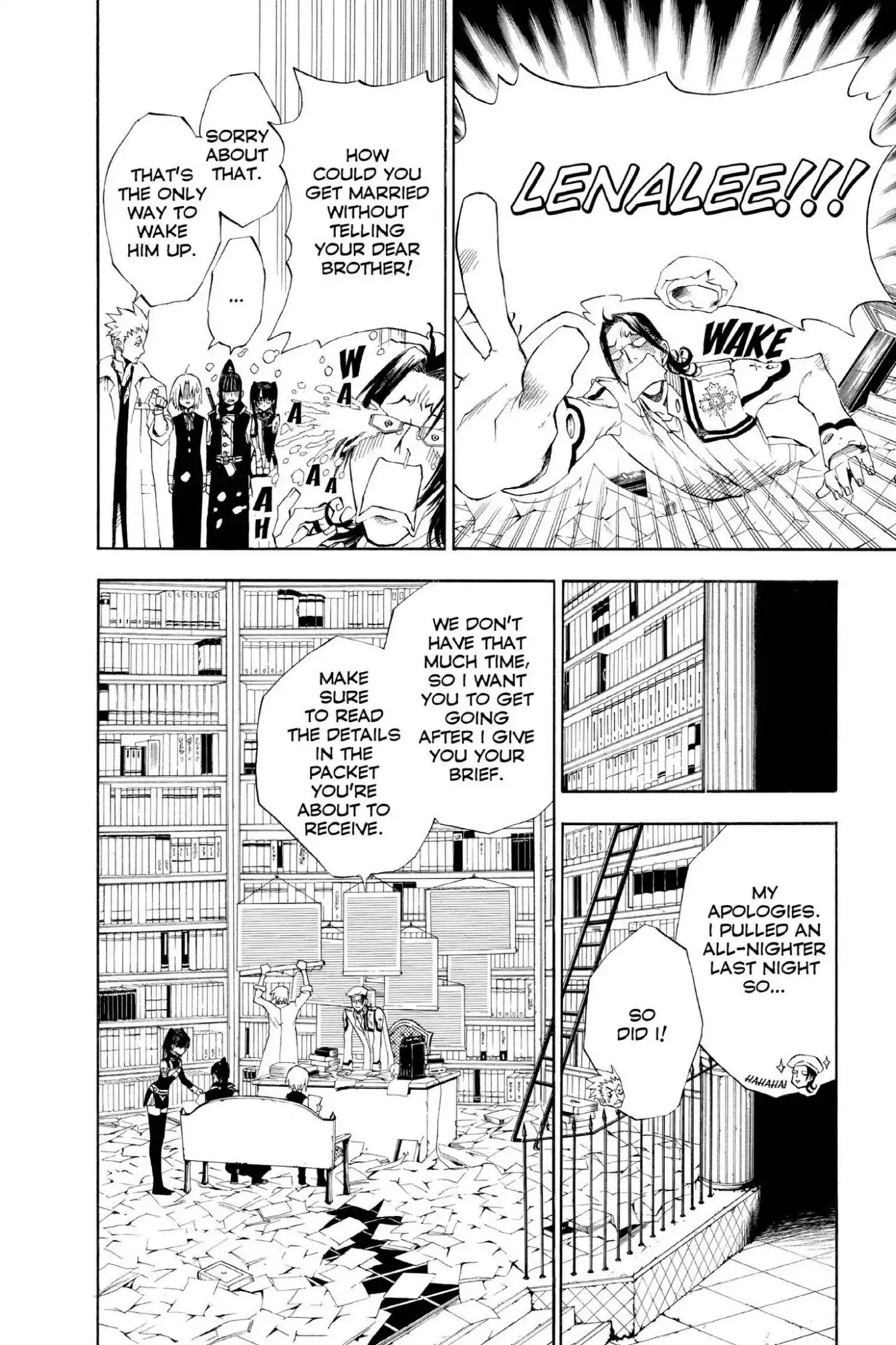 D.Gray-man Chapter 8 page 17 - Chapter 8: Vol.2 The 8th Night: Start of the Mission