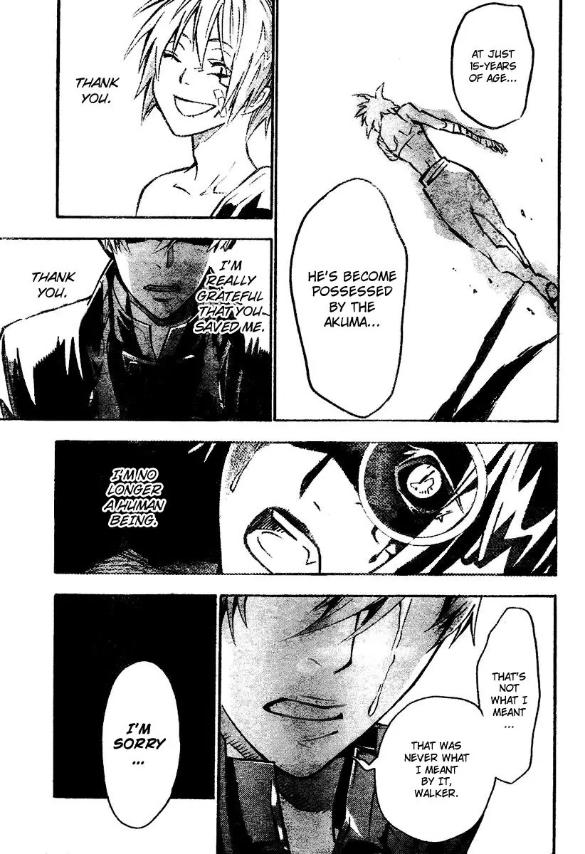 D.Gray-man Chapter 82 page 11 - Chapter 82: The 82nd Night: And So, Allen Walked