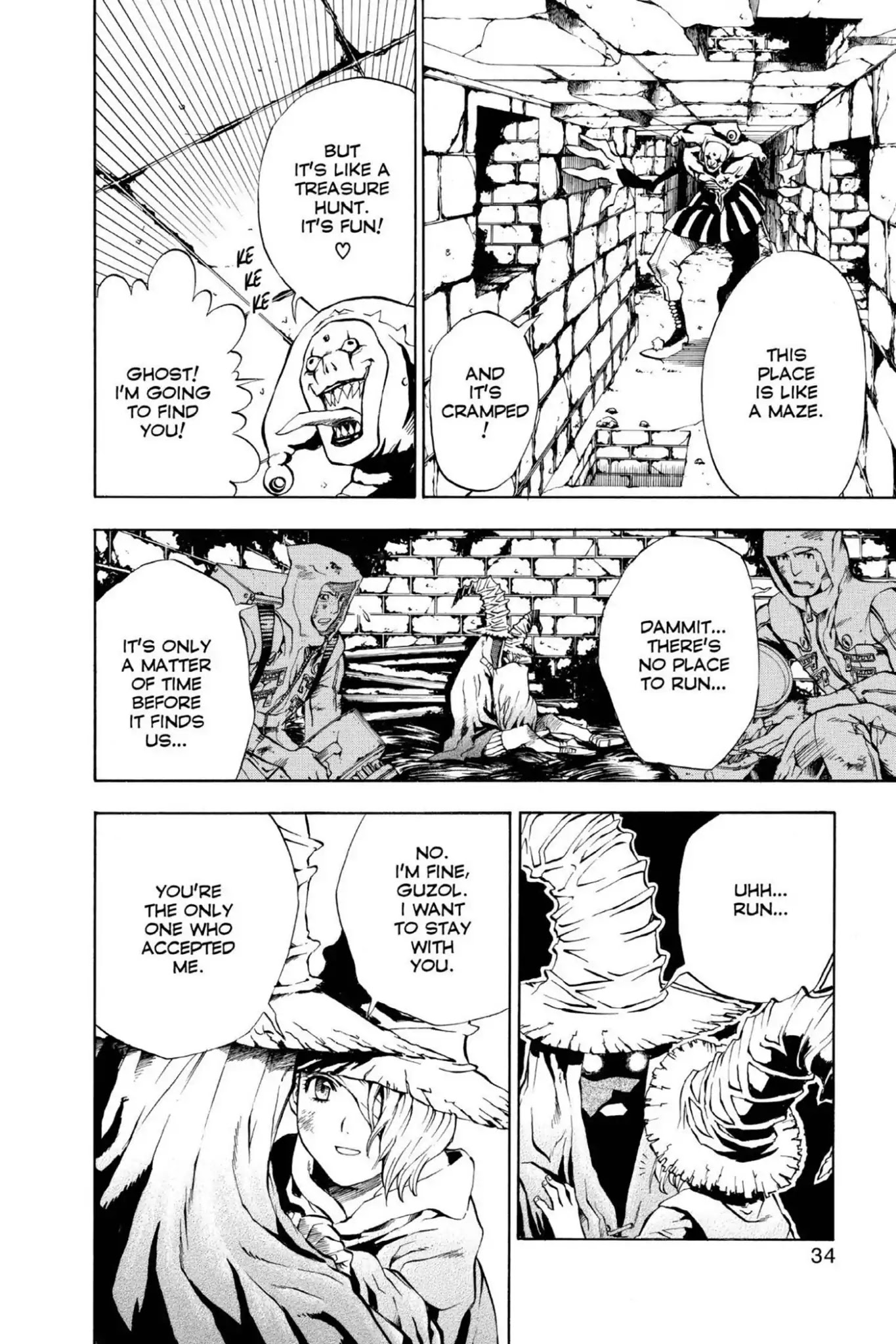 D.Gray-man Chapter 9 page 10 - Chapter 9: Vol.2 The 9th Night: Old Man of the Land and Aria of the Night Sky (Part 1)