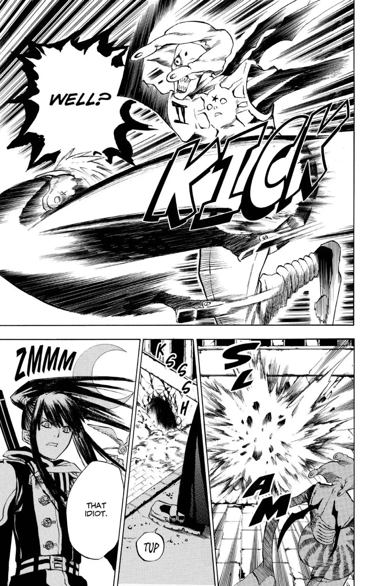 D.Gray-man Chapter 9 page 19 - Chapter 9: Vol.2 The 9th Night: Old Man of the Land and Aria of the Night Sky (Part 1)