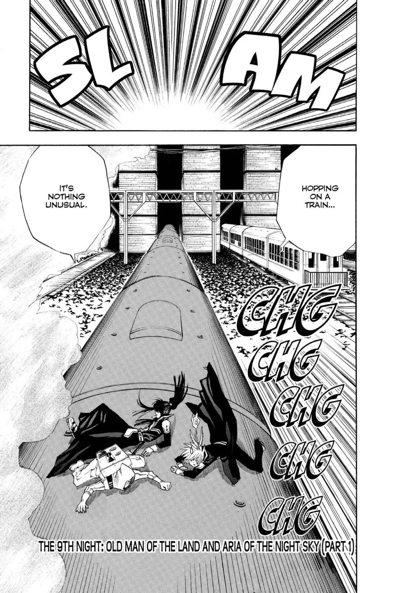 D.Gray-man Chapter 9 page 3 - Chapter 9: Vol.2 The 9th Night: Old Man of the Land and Aria of the Night Sky (Part 1)