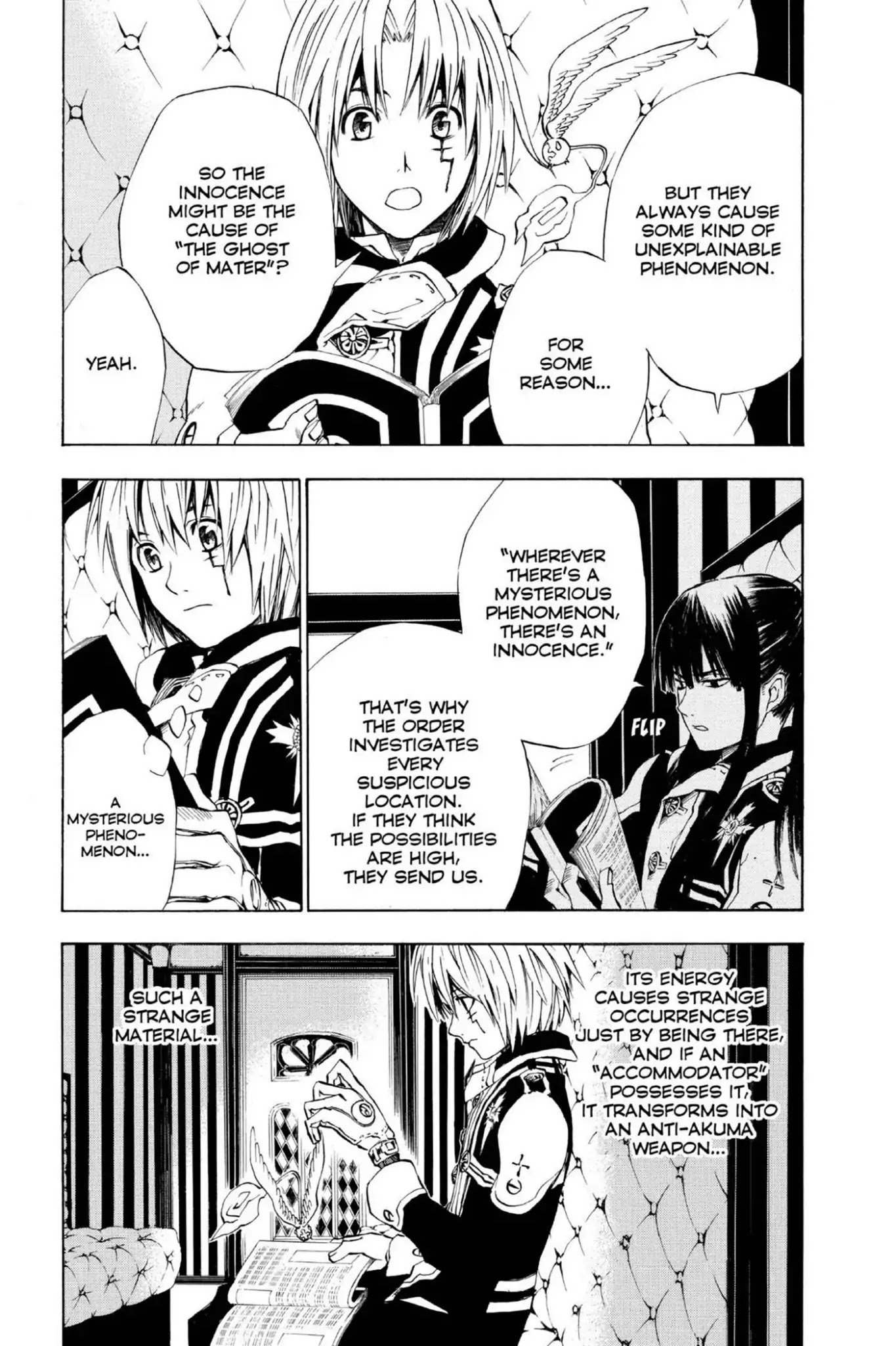 D.Gray-man Chapter 9 page 7 - Chapter 9: Vol.2 The 9th Night: Old Man of the Land and Aria of the Night Sky (Part 1)