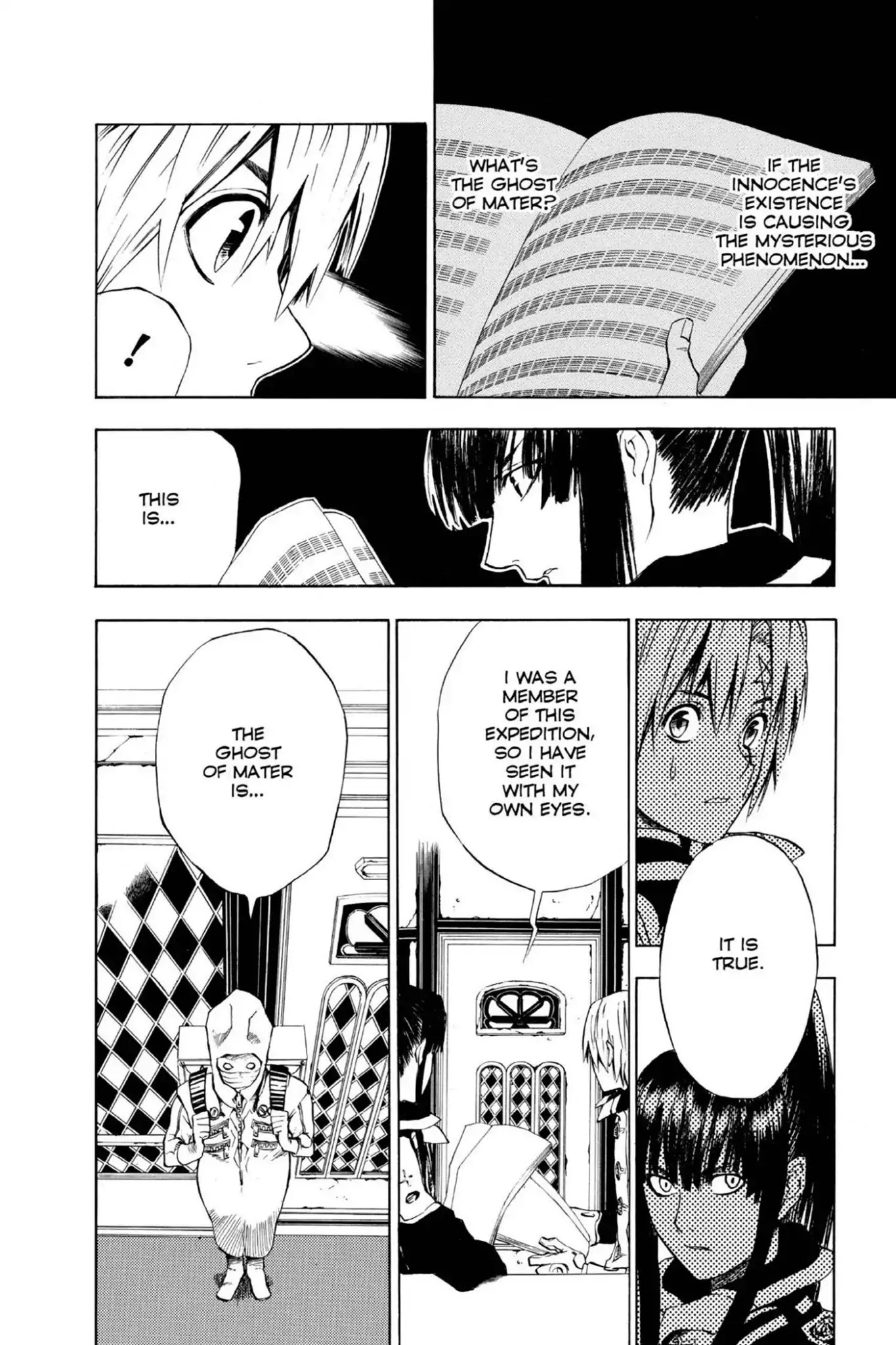D.Gray-man Chapter 9 page 8 - Chapter 9: Vol.2 The 9th Night: Old Man of the Land and Aria of the Night Sky (Part 1)