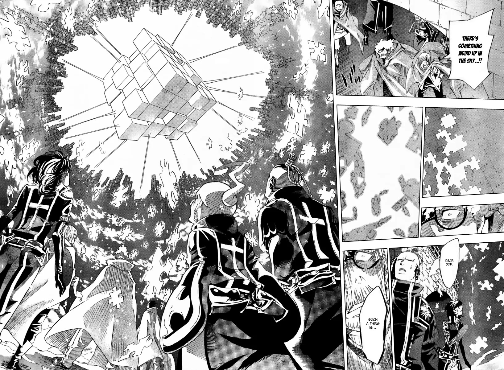 D.Gray-man Chapter 90 page 6 - Chapter 90: The 90th Night: The Bell Signifying the Falling of the Curtains Does...