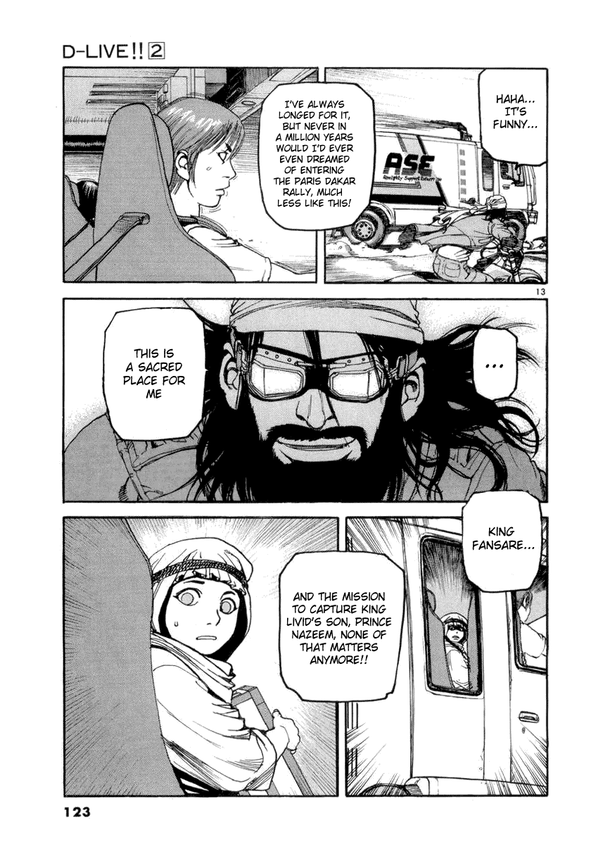 D-Live!! Chapter 16 page 13 - Chapter 16: Episode 5 - Desert Battle 3