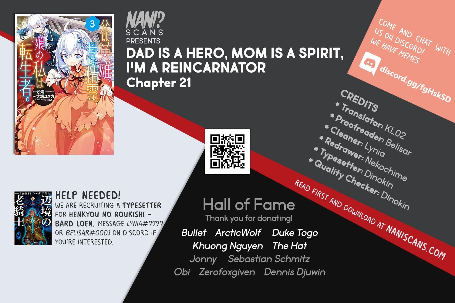 Dad is a Hero, Mom is a Spirit, I'm a Reincarnator Chapter 21 page 1 - Chapter 21