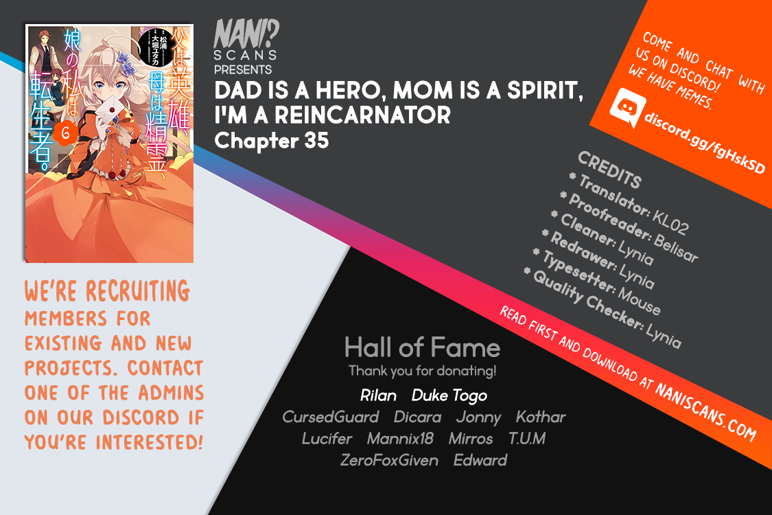 Dad is a Hero, Mom is a Spirit, I'm a Reincarnator Chapter 35 page 1 - Chapter 35