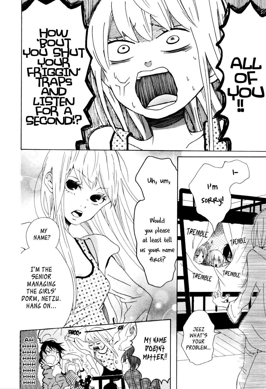 Dadadadan. Chapter 1 page 15 - Chapter 1: Enter the Lazy Losers! Let's Catch the Creep in the Girl's Dorm!!