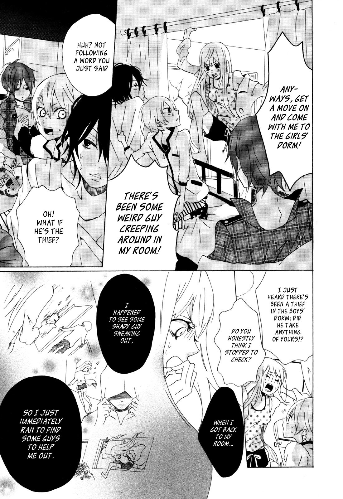 Dadadadan. Chapter 1 page 16 - Chapter 1: Enter the Lazy Losers! Let's Catch the Creep in the Girl's Dorm!!