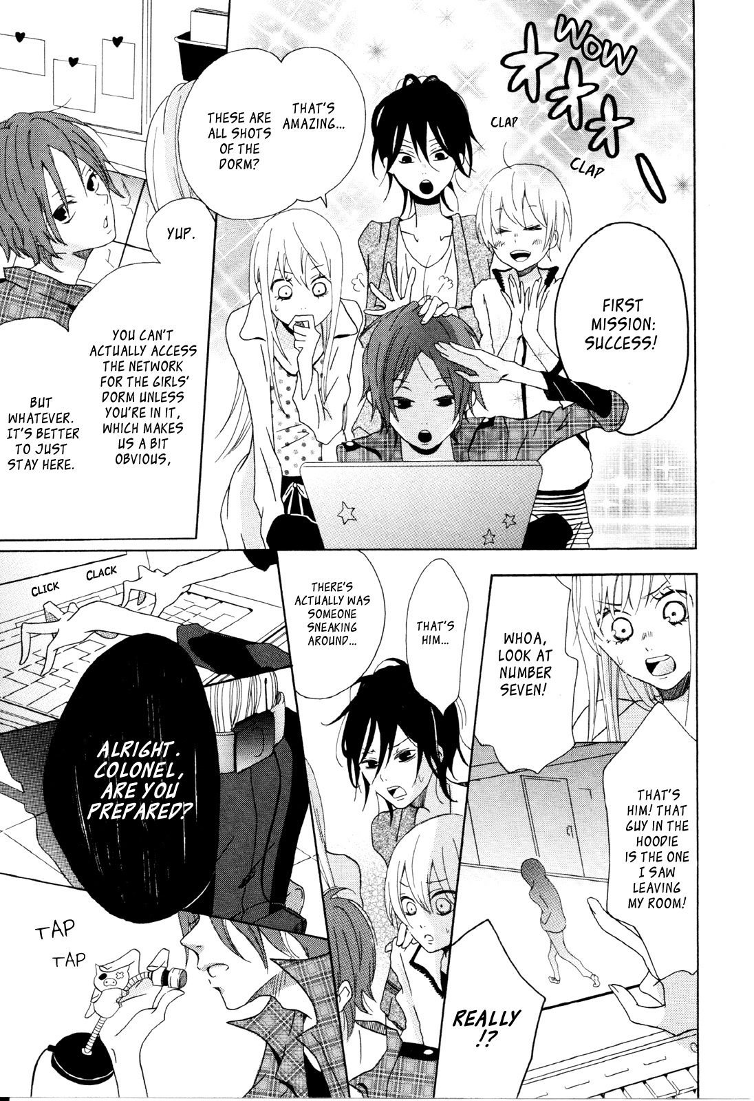 Dadadadan. Chapter 1 page 26 - Chapter 1: Enter the Lazy Losers! Let's Catch the Creep in the Girl's Dorm!!
