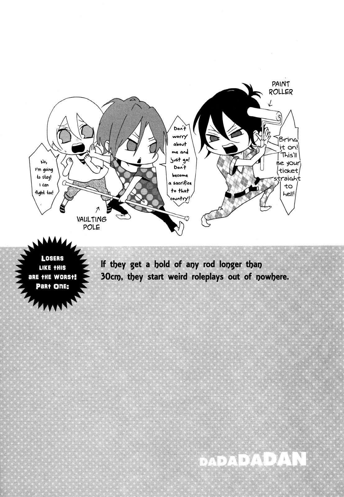 Dadadadan. Chapter 1 page 46 - Chapter 1: Enter the Lazy Losers! Let's Catch the Creep in the Girl's Dorm!!