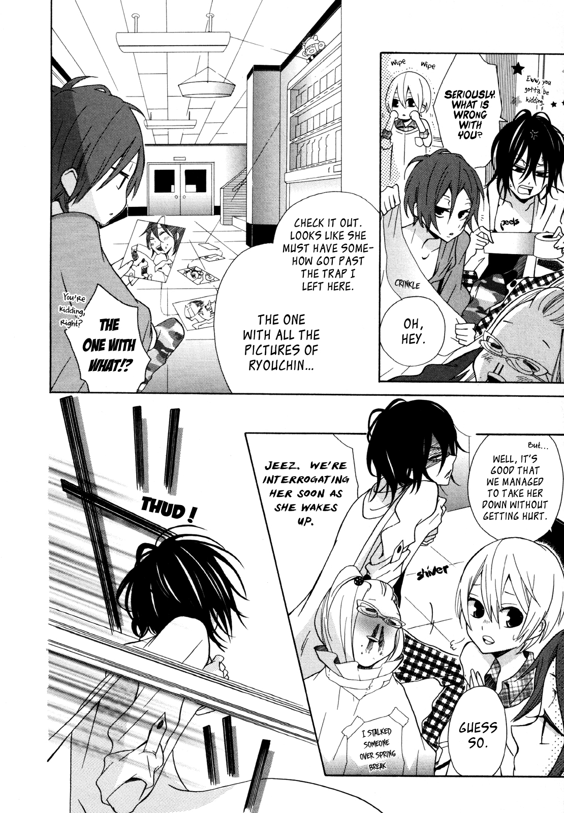 Dadadadan. Chapter 3 page 14 - Chapter 3: A Love Letter During Golden Week!? Let's Send Those Stalker Chicks Packing!!