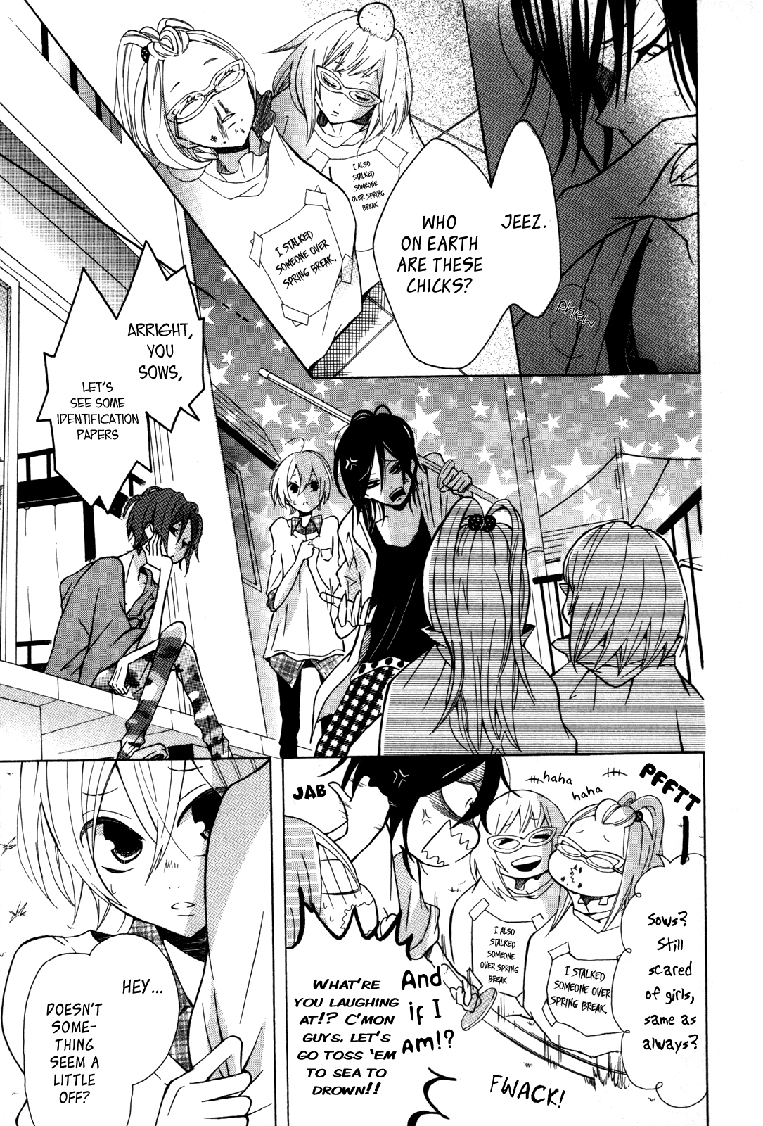 Dadadadan. Chapter 3 page 21 - Chapter 3: A Love Letter During Golden Week!? Let's Send Those Stalker Chicks Packing!!