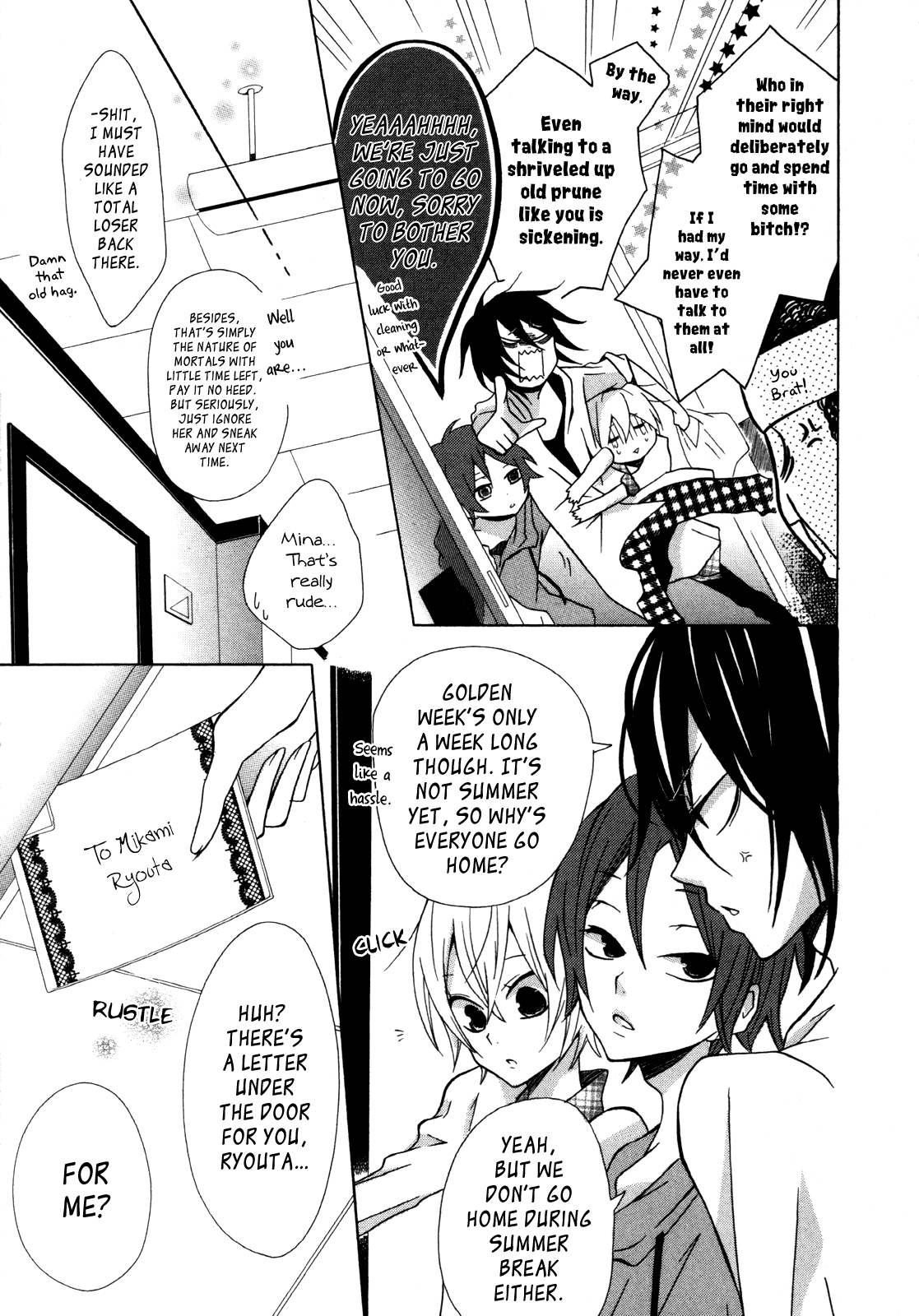 Dadadadan. Chapter 3 page 3 - Chapter 3: A Love Letter During Golden Week!? Let's Send Those Stalker Chicks Packing!!