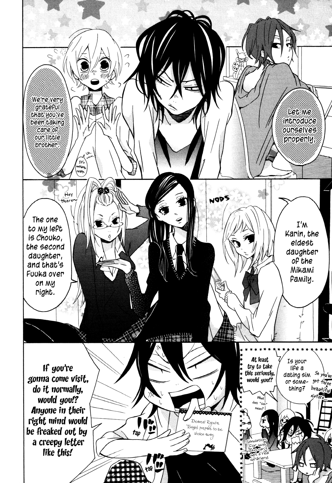Dadadadan. Chapter 3 page 34 - Chapter 3: A Love Letter During Golden Week!? Let's Send Those Stalker Chicks Packing!!