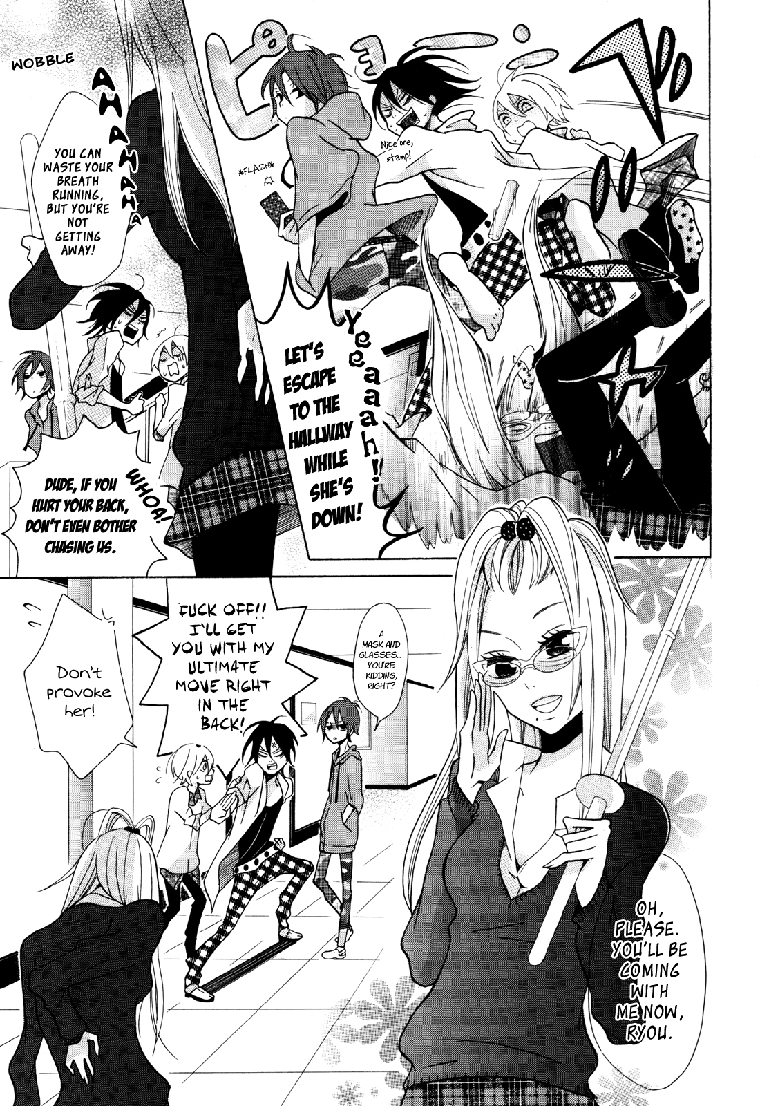 Dadadadan. Chapter 3 page 9 - Chapter 3: A Love Letter During Golden Week!? Let's Send Those Stalker Chicks Packing!!