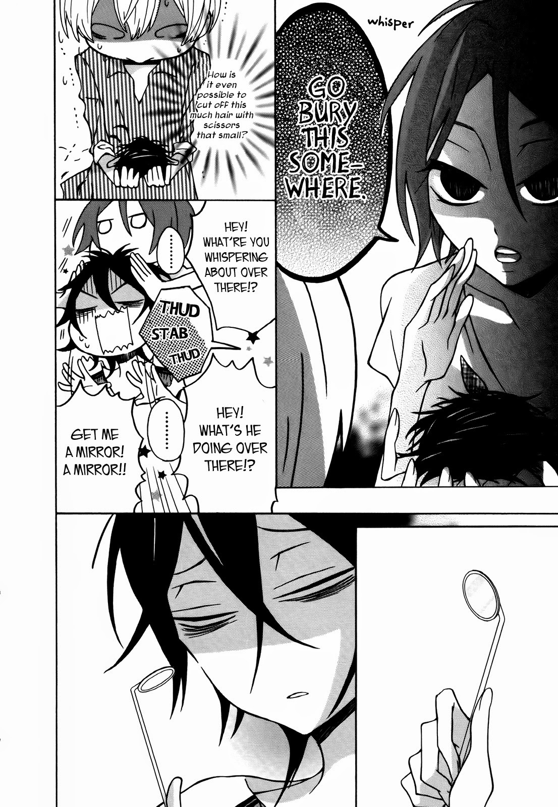 Dadadadan. Chapter 4.5 page 11 - Chapter 4.5: We're So Bored We Could Die! Let's Fix That Messy Do!!