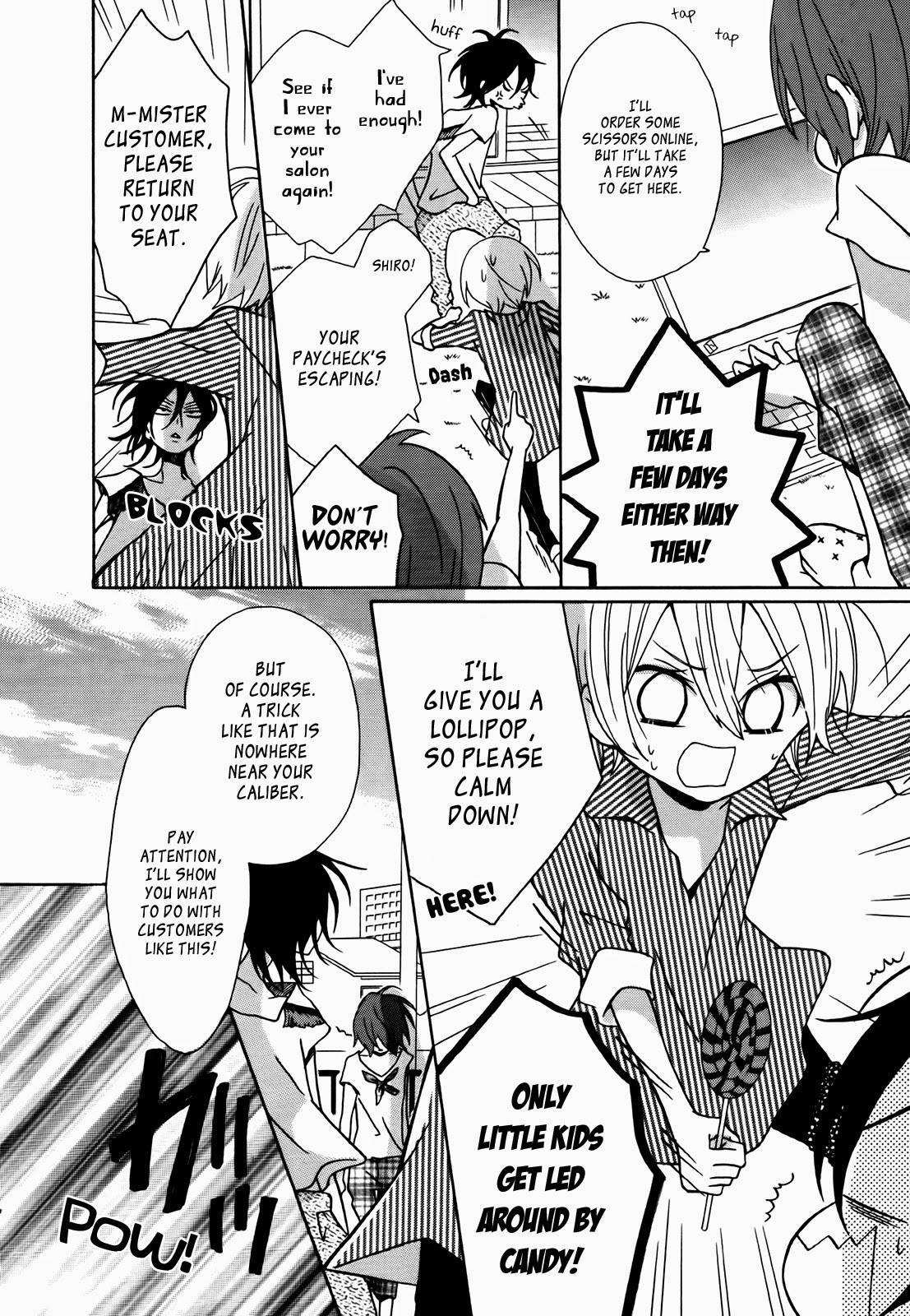 Dadadadan. Chapter 4.5 page 7 - Chapter 4.5: We're So Bored We Could Die! Let's Fix That Messy Do!!