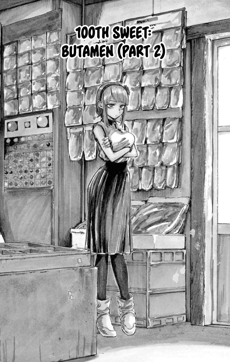 Dagashi Kashi Chapter 100.2 page 4 - Chapter 100 : Butamen (Part 002)