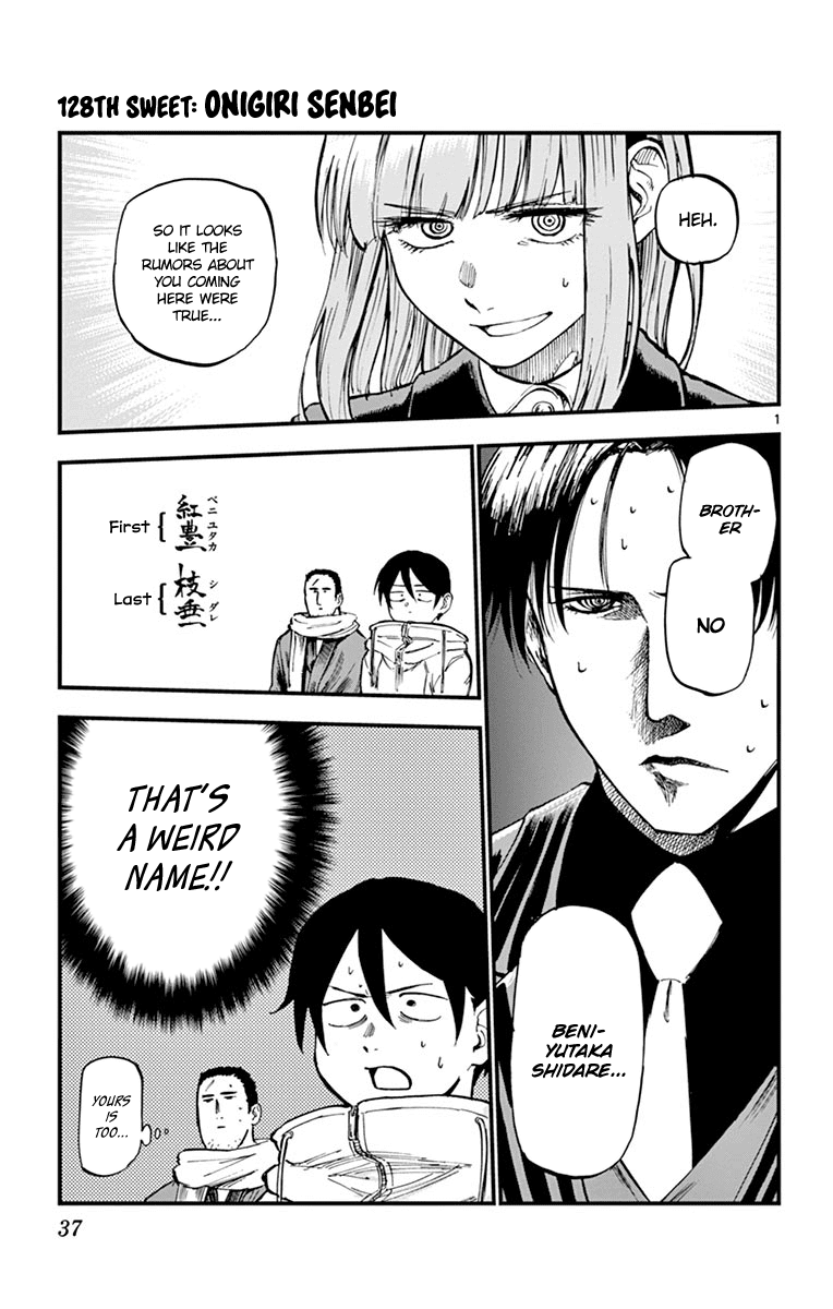 Dagashi Kashi Chapter 128 page 1 - Chapter 128: Onigiri Senbei