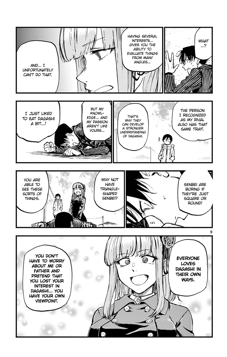 Dagashi Kashi Chapter 128 page 9 - Chapter 128: Onigiri Senbei