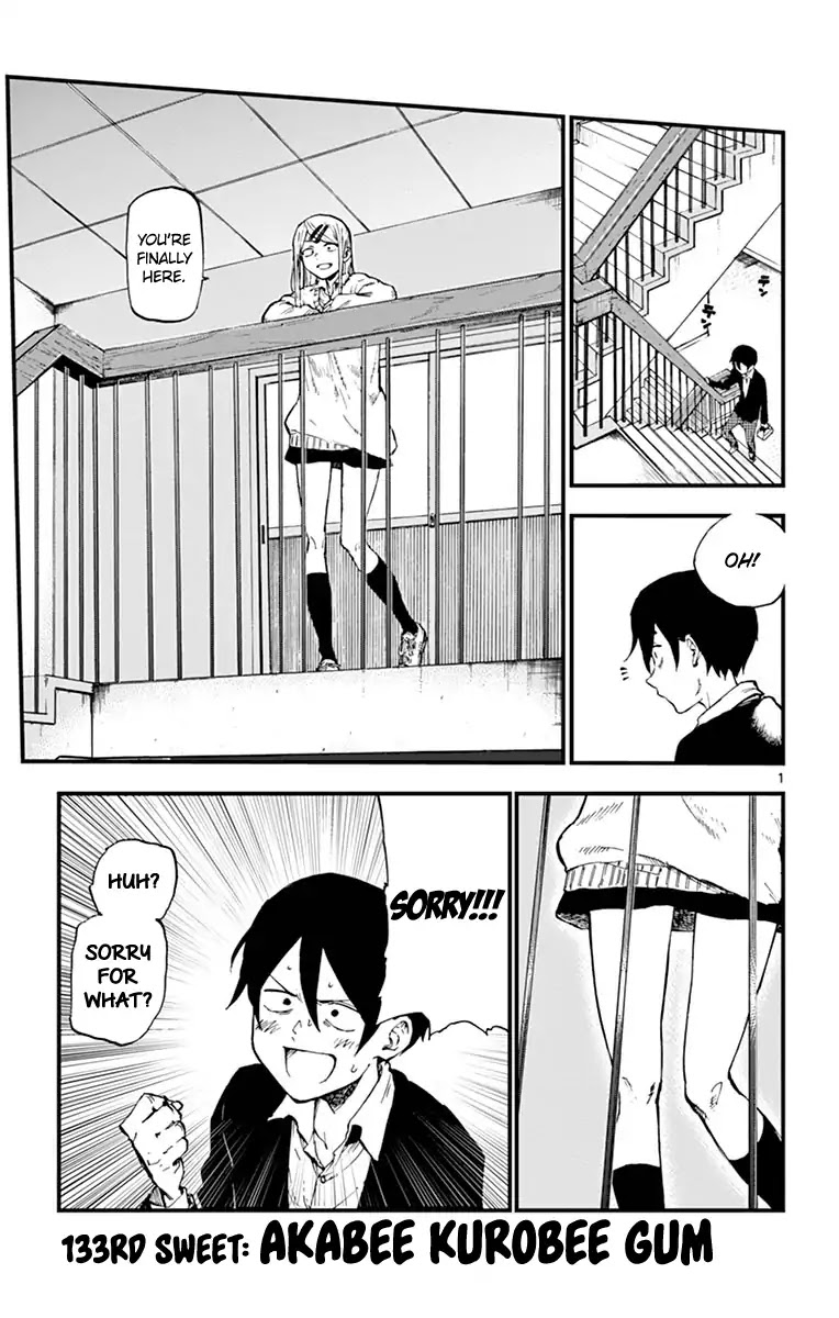 Dagashi Kashi Chapter 133 page 1 - Chapter 133: Akabee Kurobee Gum